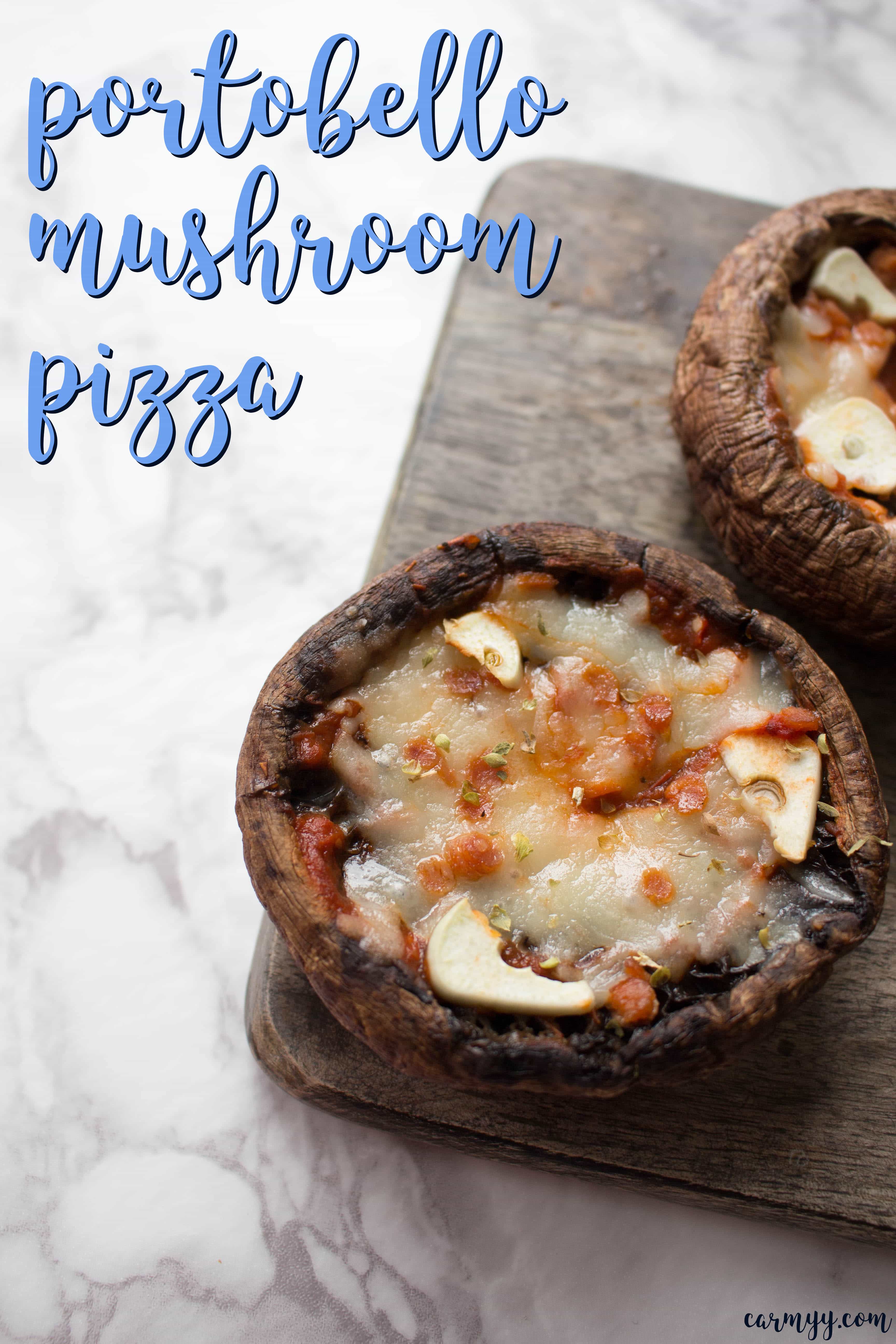 A fun healthy twist on pizza, this Portobello Mushroom Pizza recipe is healthy and will satisfy your pizza craving! Enjoy!