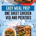 One Sheet Chicken Potatoes and Vegetables