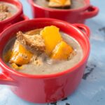 Mushroom Soup with Tuile Style Cheesy Croutons #Canada150