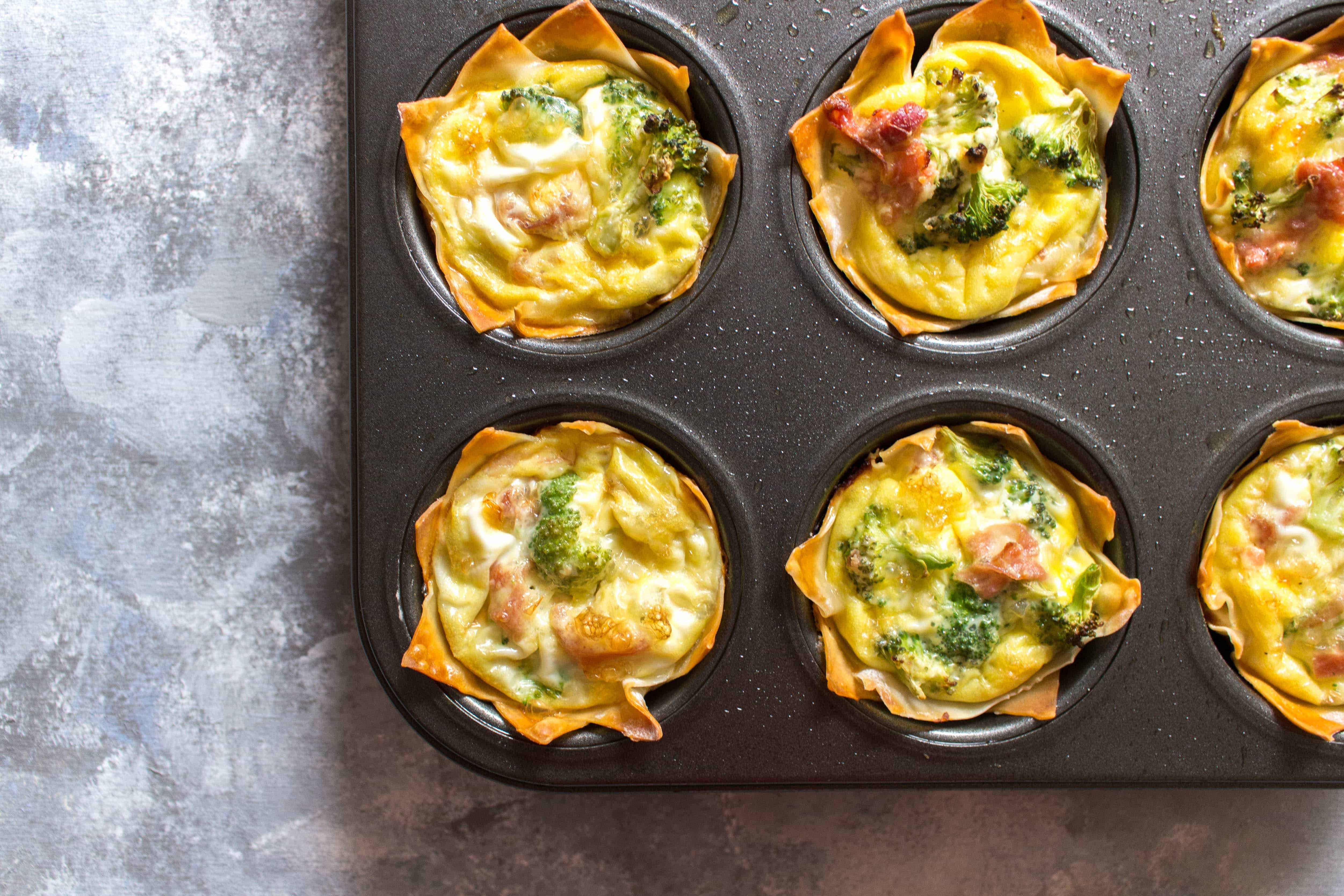 Need a breakfast meal prep idea? Why not try this delicious and fun breakfast wonton egg cups?