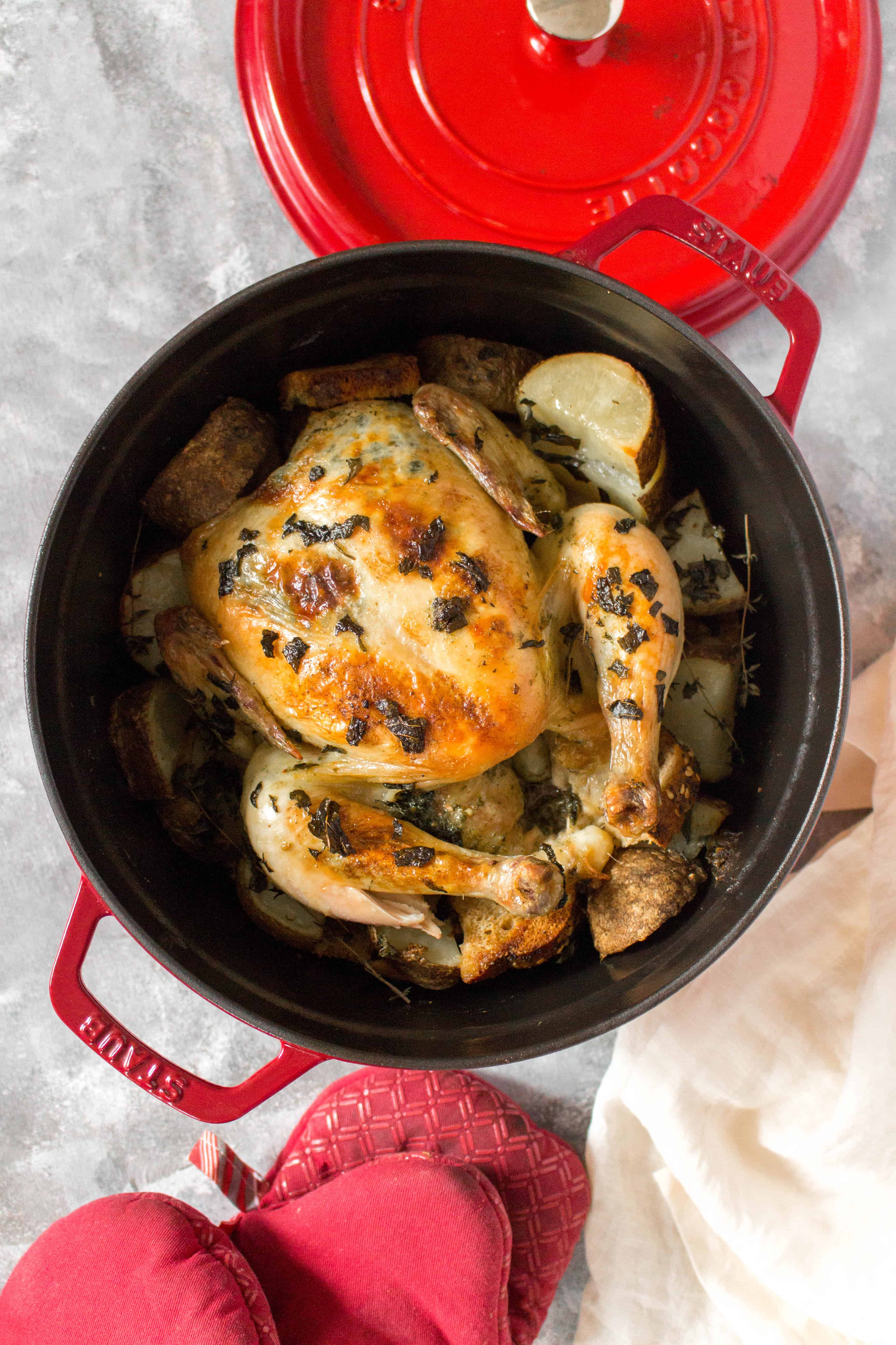 Garlic Herb Butter Roasted Chicken In A Dutch Oven Carmy Run Eat Travel,1920s Interior Design Trends