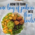 Looking for some delicious ways to eat veggie pakoras? Check out these three bowl ideas!