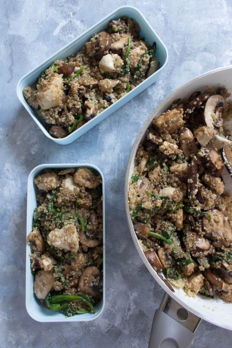 One Pot Chicken and Quinoa with Balsamic Dressing Carmy Easy
