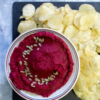 Delicious and easy to make, this tahini free beet hummus will be the star of the show!