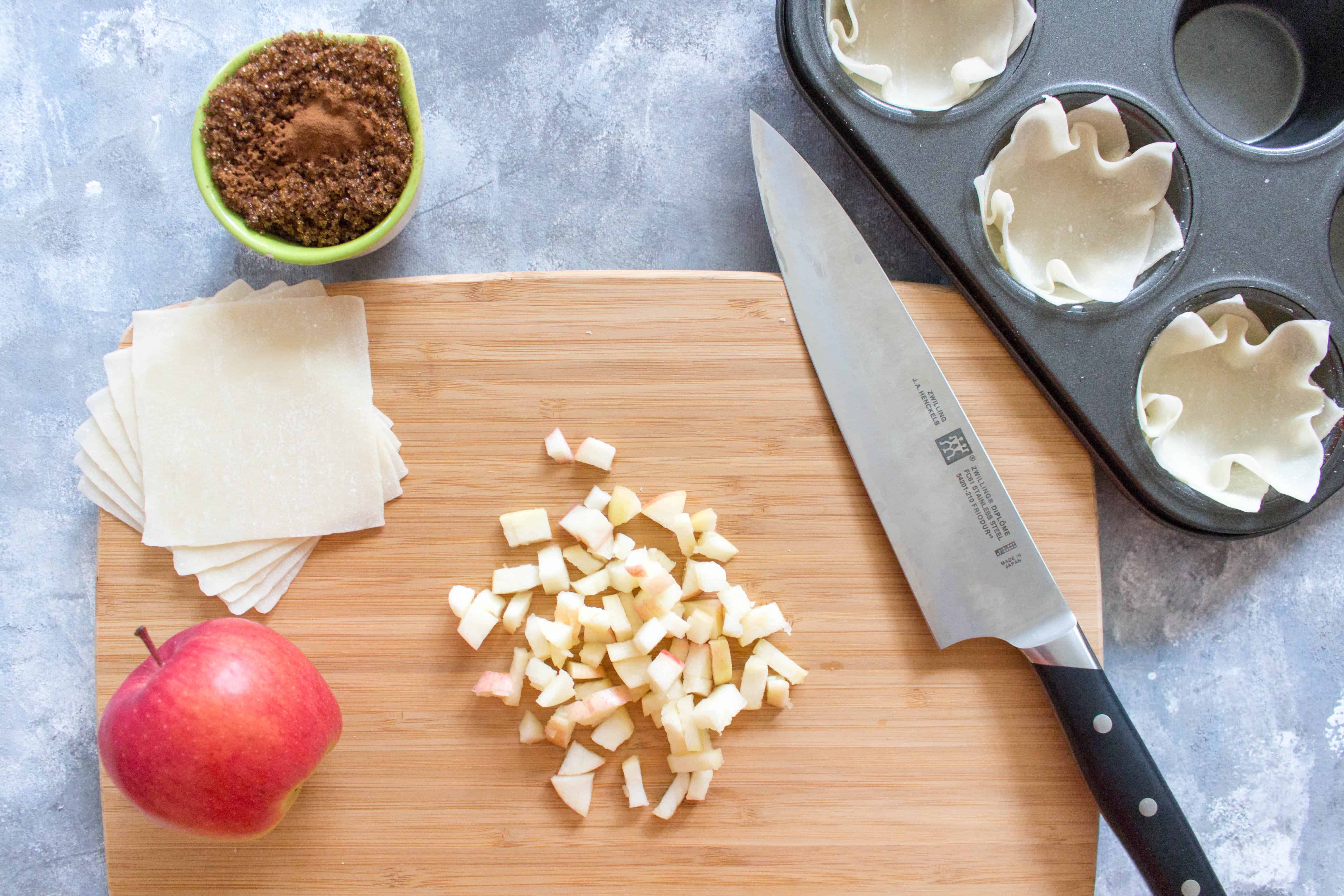 A fun new twist on your traditional apple pie. Plus, individual servings means less time spent cutting and more time eating!