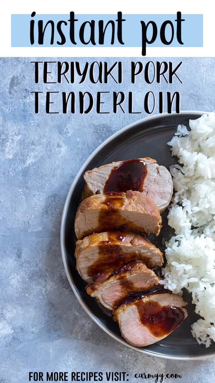 instant pot teriyaki pork tenderloin (with stovetop + oven instructions)