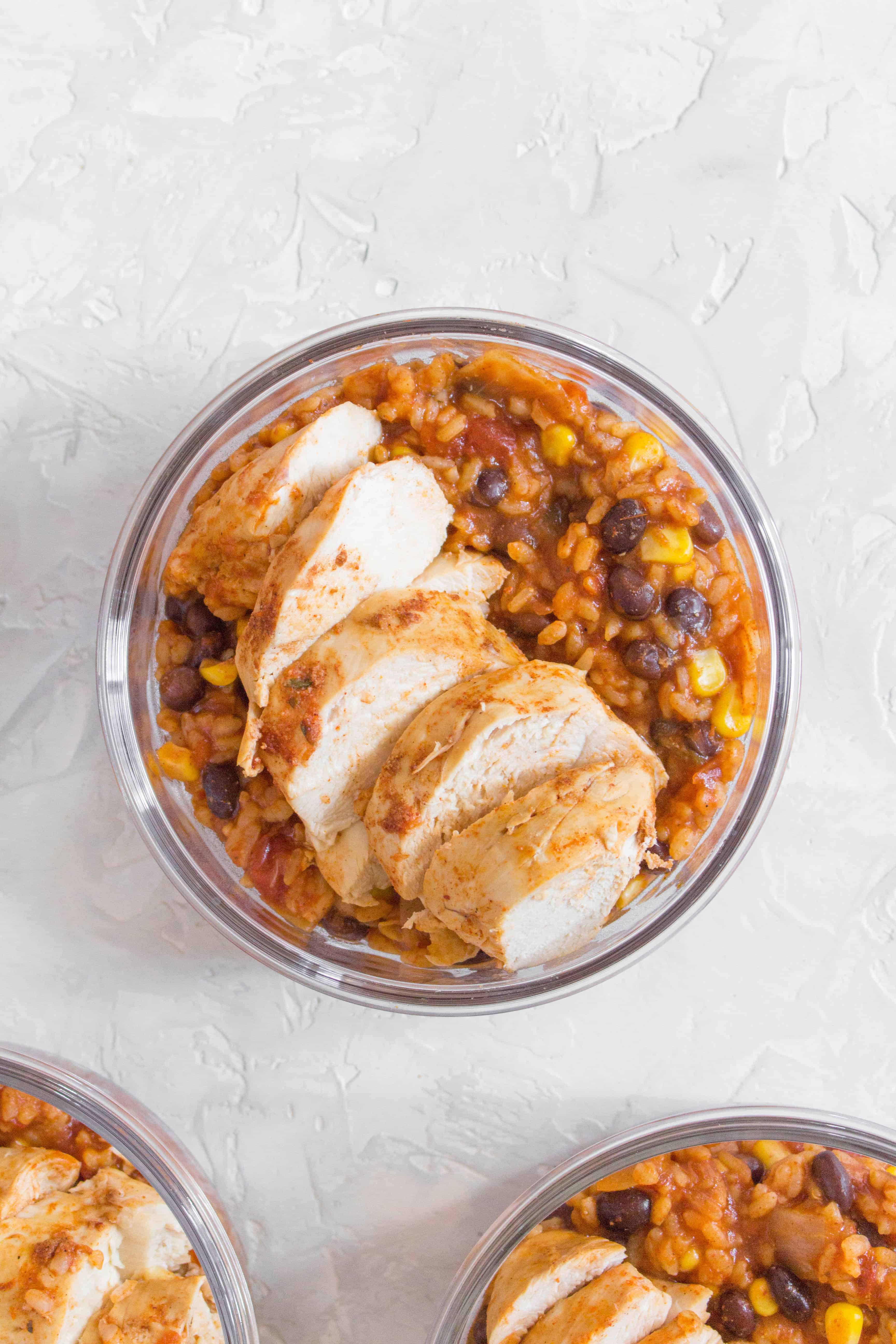 Chicken and Rice Meal Prep Bowls