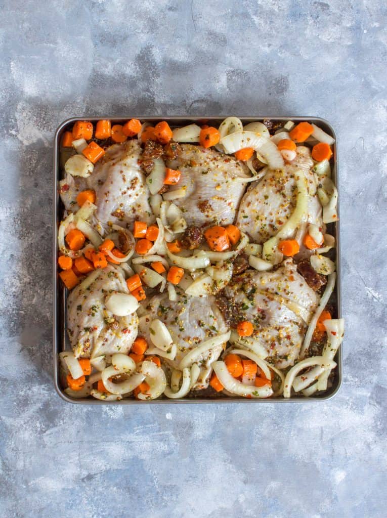 One Sheet Pan Sweet and Savory Chicken Meal Prep Carmy Easy Healthy