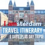 How my friend and I spent 6 days in Amsterdam! A travel itinerary. #Amsterdam #TheNetherlands #AmsterdamTravelItinerary #HollandTravel #Travel #TravelItinerary