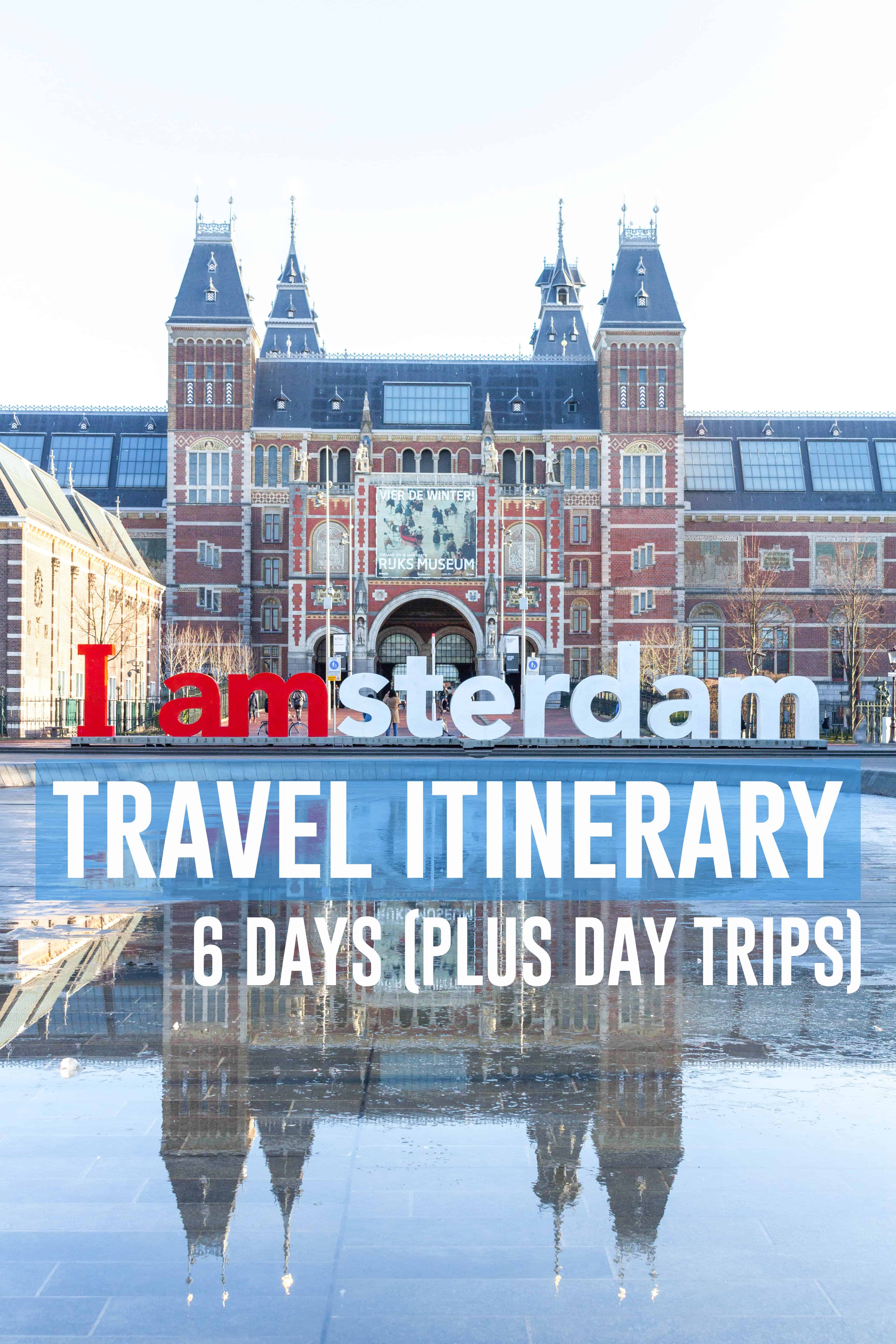 How my friend and I spent 6 days in Amsterdam! A travel itinerary. #Amsterdam #TheNetherlands #AmsterdamTravelItinerary #HollandTravel #Travel #TravelItinerary