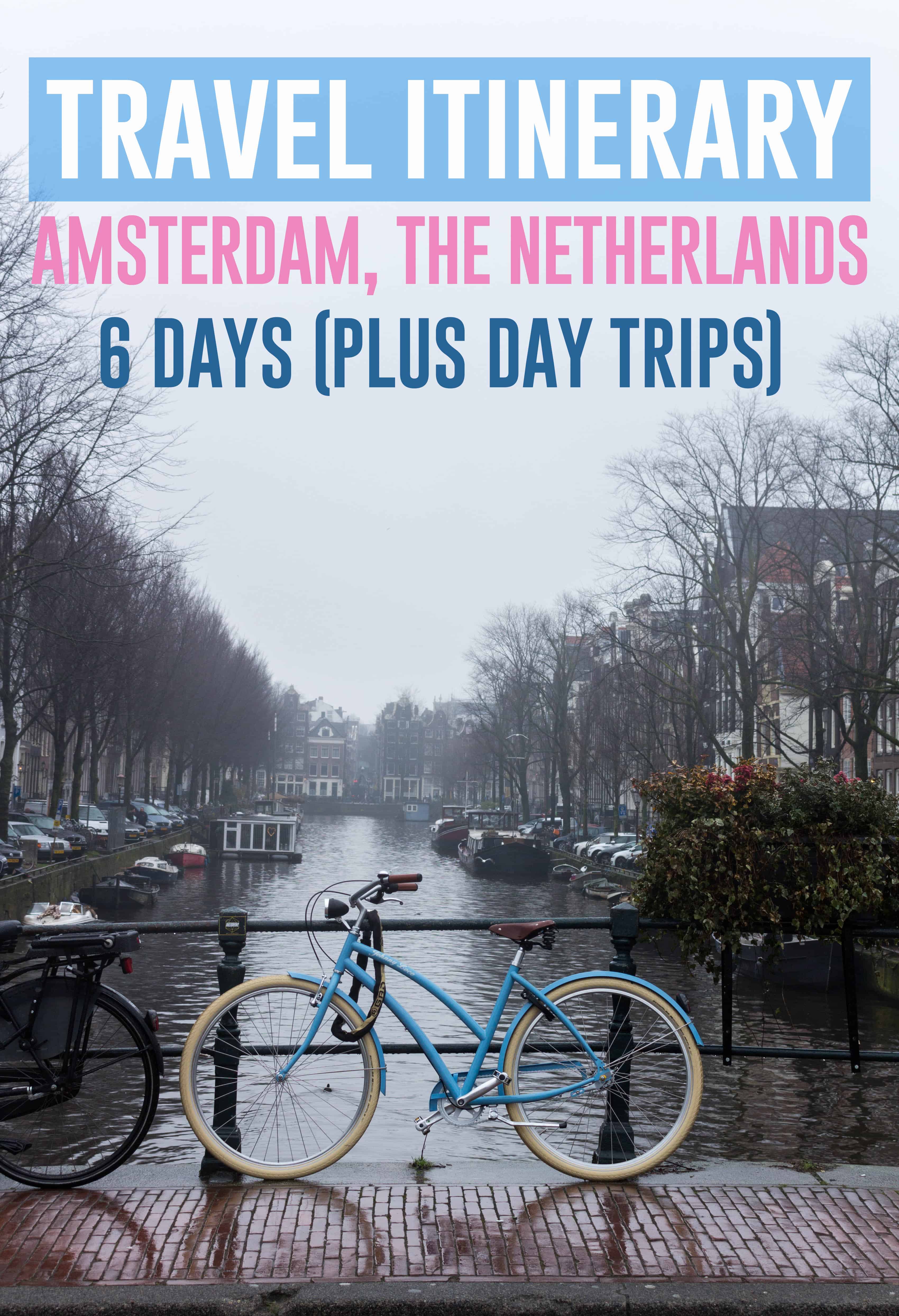 How my friend and I spent 6 days in Amsterdam! A travel itinerary. #Amsterdam #TheNetherlands #AmsterdamTravelItinerary #HollandTravel #Travel #TravelItinerary