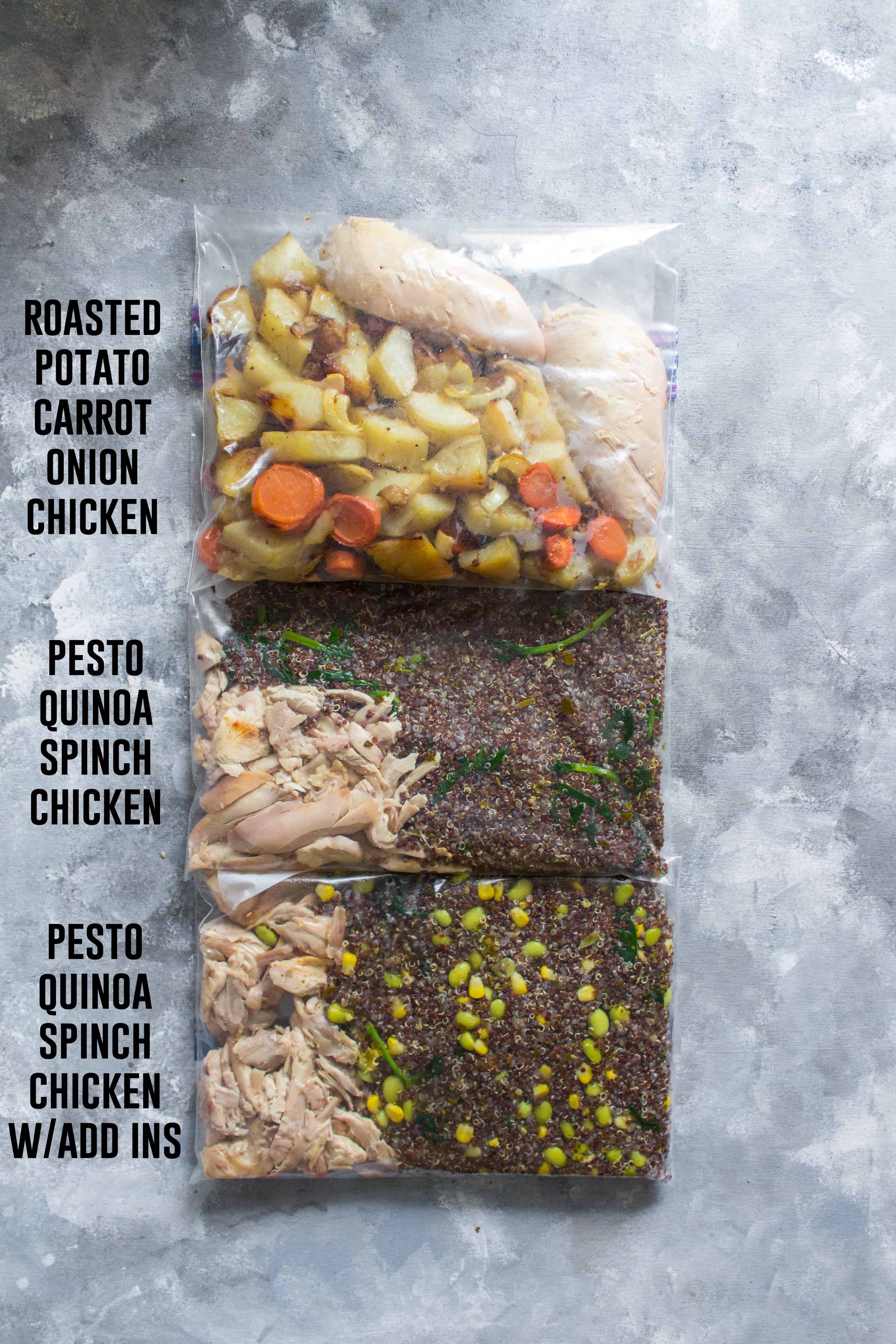 Got a whole chicken? Today I have for you a whole chicken meal prep that makes 3 freezer friendly meals! #mealprep #chickenrecipes #easyrecipe #simplerecipe