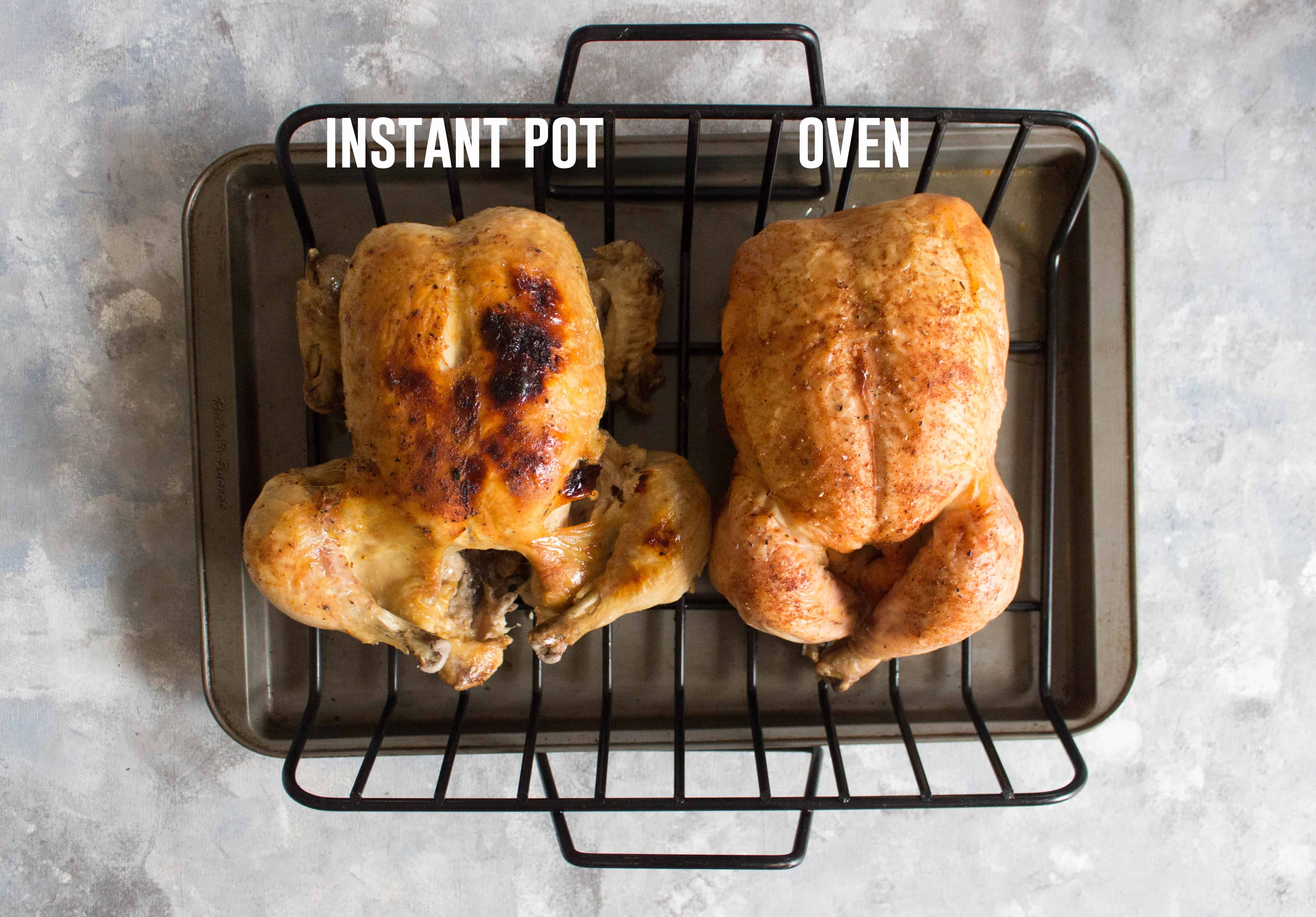 Curious as to how to cook a whole chicken in an Instant Pot? Keep reading to see how you can make a delicious, fall off the bone, and the juiciest whole chicken in an Instant Pot!