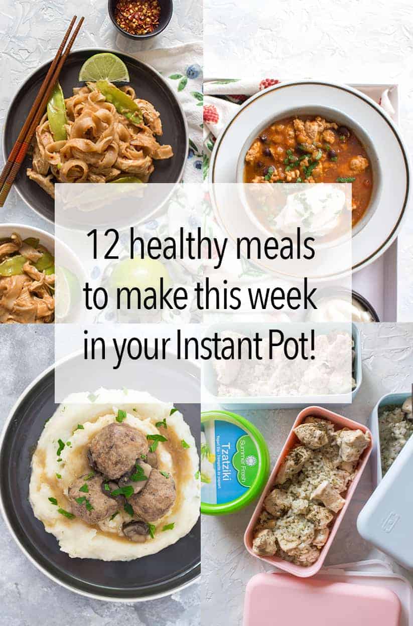 Need some new healthy instant pot recipes for meal prep or for lunch and dinner? Today, I have a round up of the best healthy instant pot recipes that you can make in a jiffy! #instantpotrecipes