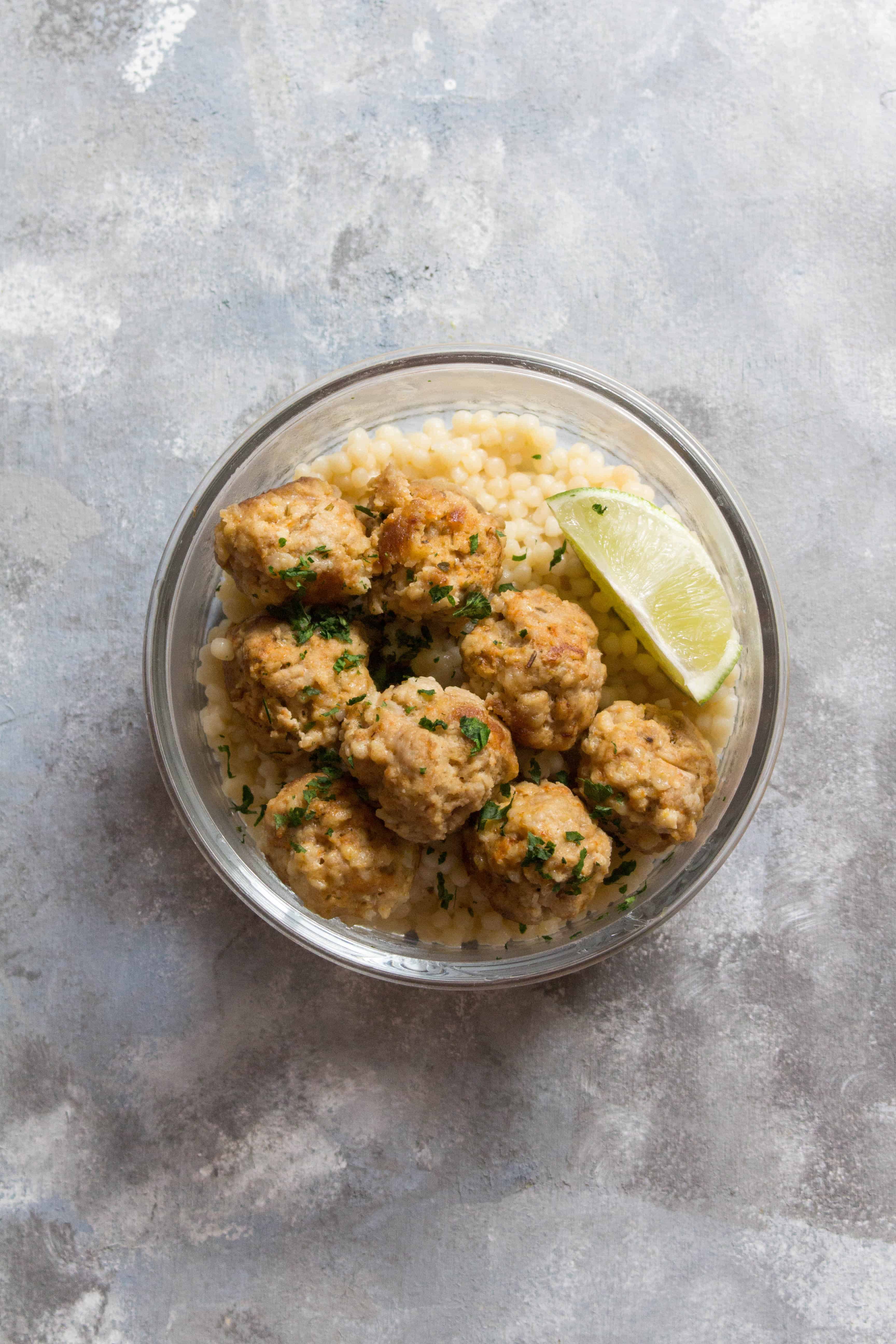 In less than 30 minutes, you can have this Instant Pot Meatball and Couscous Meal Prep ready to go! These turkey meatballs are not only delicious but this meal prep is fast, easy, and healthy!  