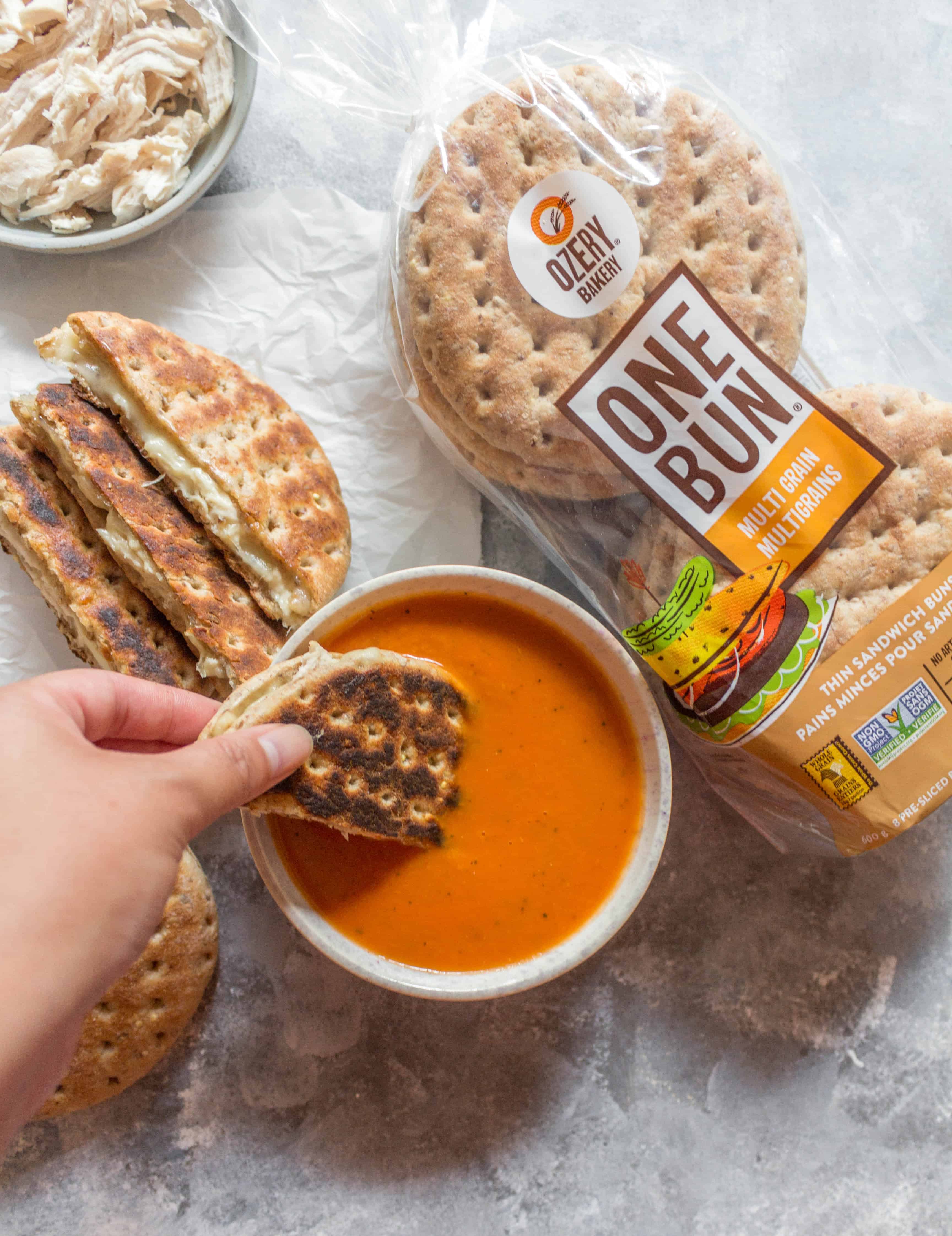 Who's ready for back to school season? Get those lunch boxes ready for the best grilled cheese sandwich featuring OneBun. Double the cheese with a hit of protein, this really is the best grilled cheese you can have for lunch!