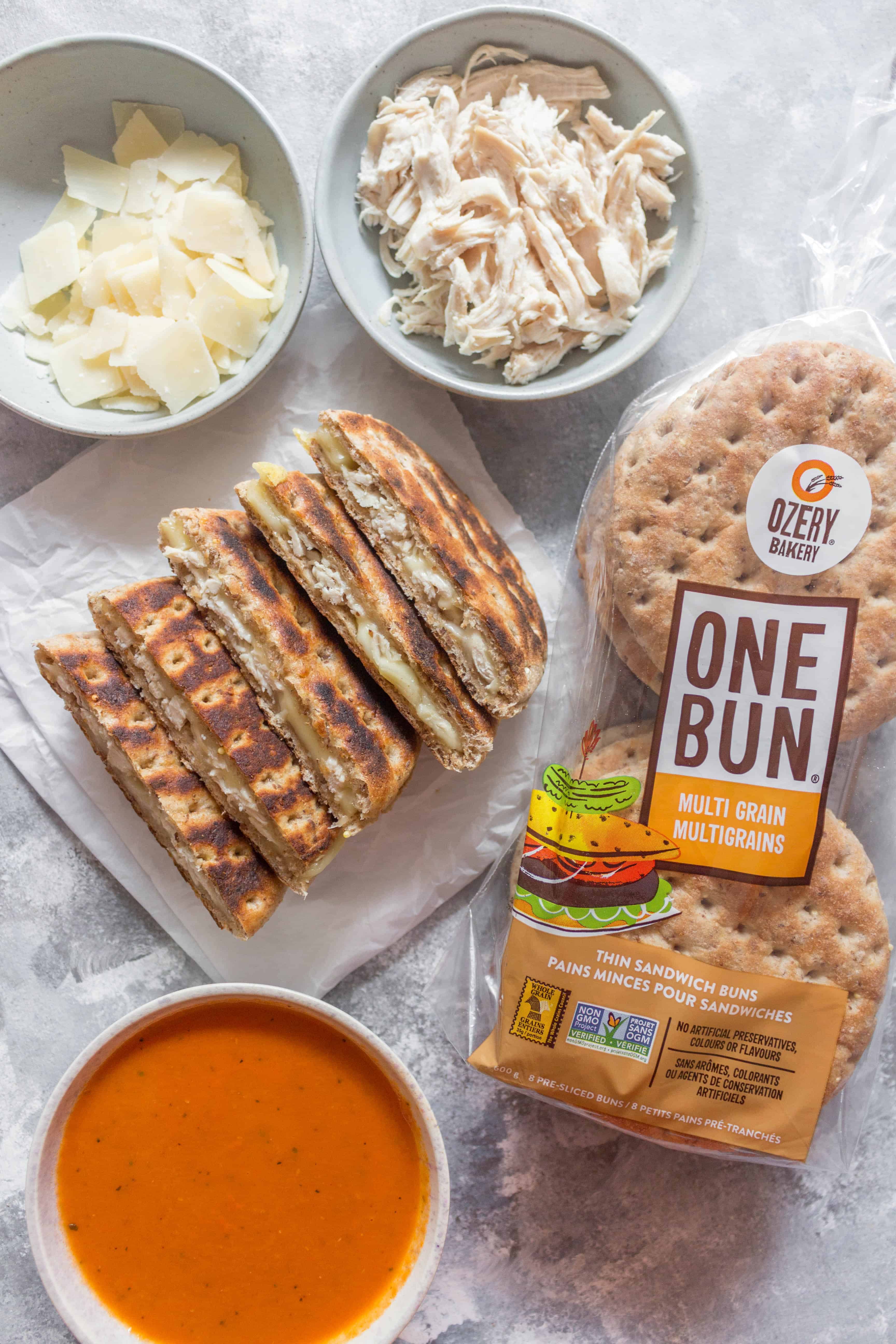 Who's ready for back to school season? Get those lunch boxes ready for the best grilled cheese sandwich featuring OneBun. Double the cheese with a hit of protein, this really is the best grilled cheese you can have for lunch!