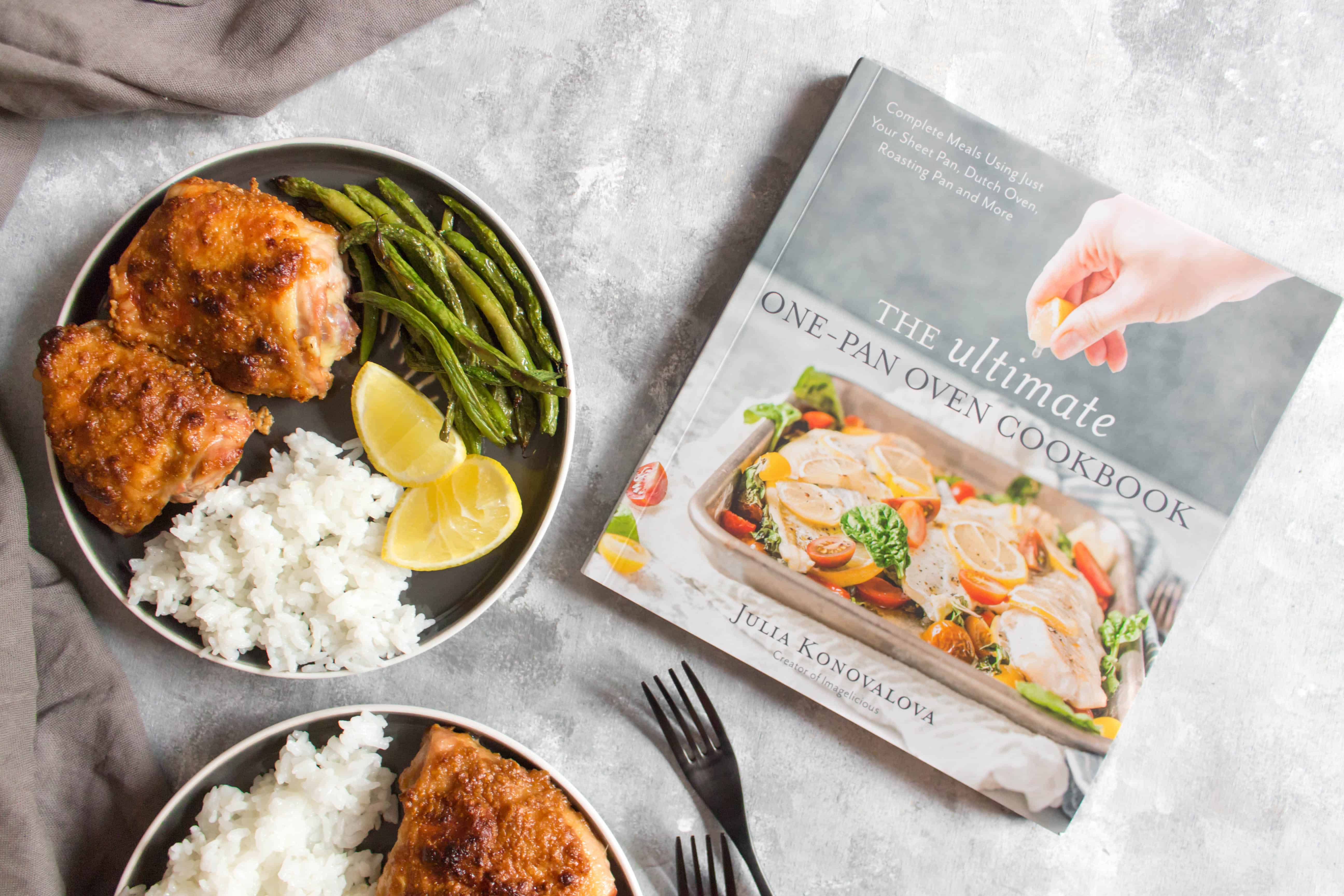 Juicy, tender, and delicious, these Chicken Thighs in Peanut Sauce with Green Beans are made in one pan and is the perfect weeknight dinner or meal prep for the week!
