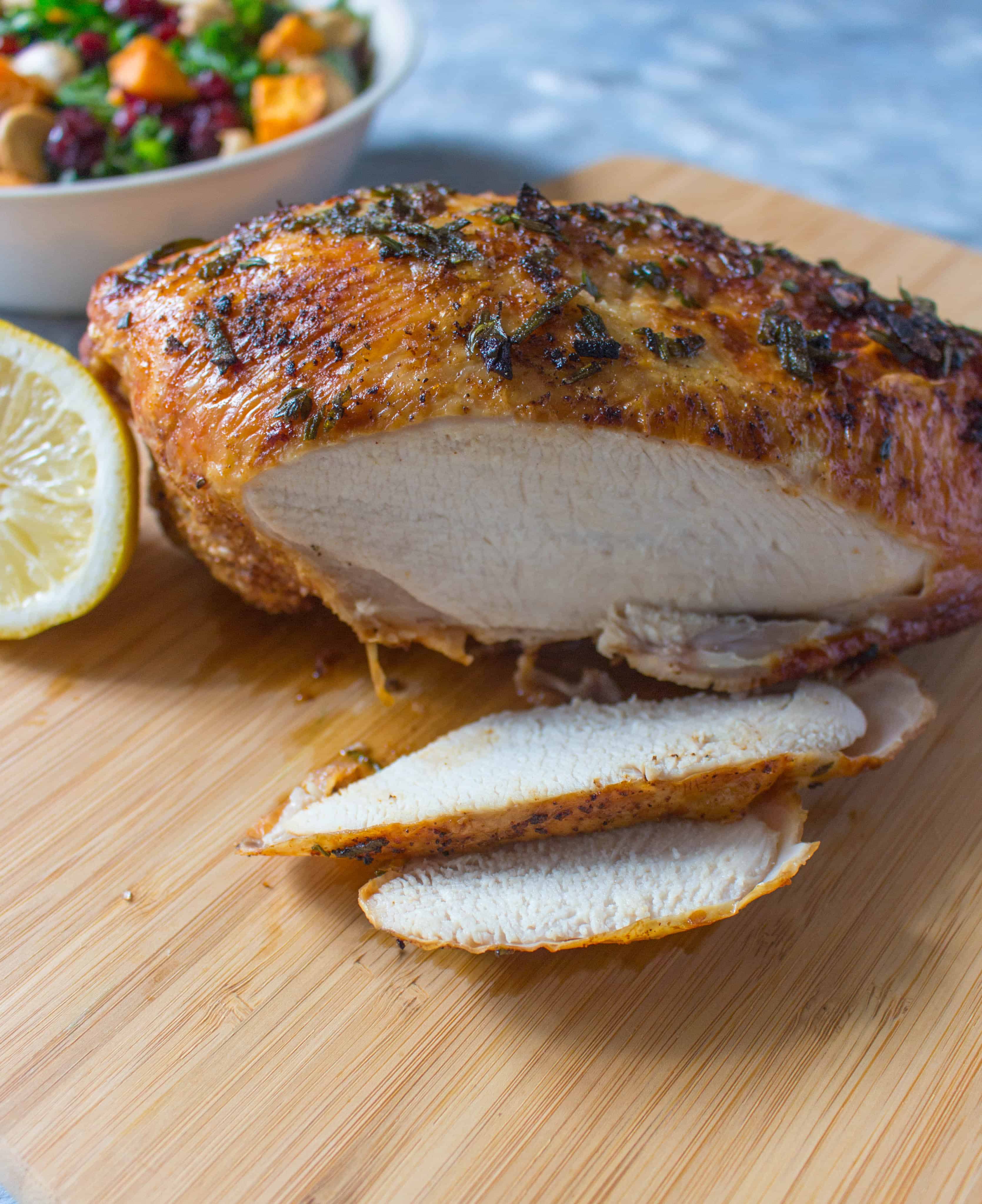 Looking to make a simple turkey dinner for a small group of friends or family? Try this simple air fryer turkey dinner with with the Philips Airfryer XXL.