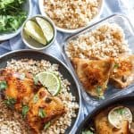 Made in one pan and ready in 30 minutes, this Honey Lime Garlic Chicken with Pistachios is the perfect easy chicken dinner! Packed with flavour, this Honey Lime Garlic Chicken is just delightful!
