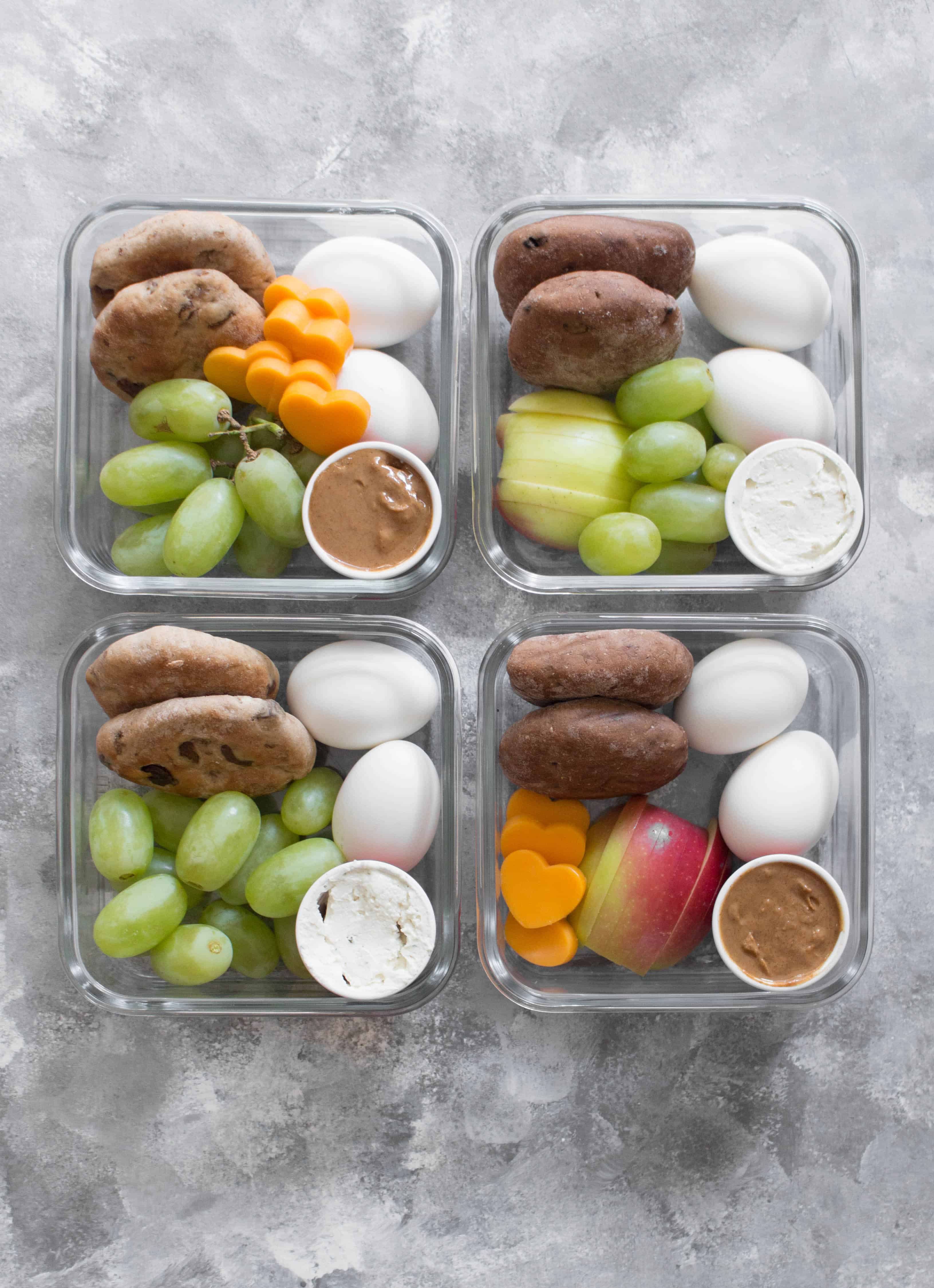 Tired of spending all your money on the Starbucks Eggs and Cheese Protein Box? Well, you can make your own! These Healthy Make Ahead Snack Boxes are inspired by Starbucks and are so easy to make at home!