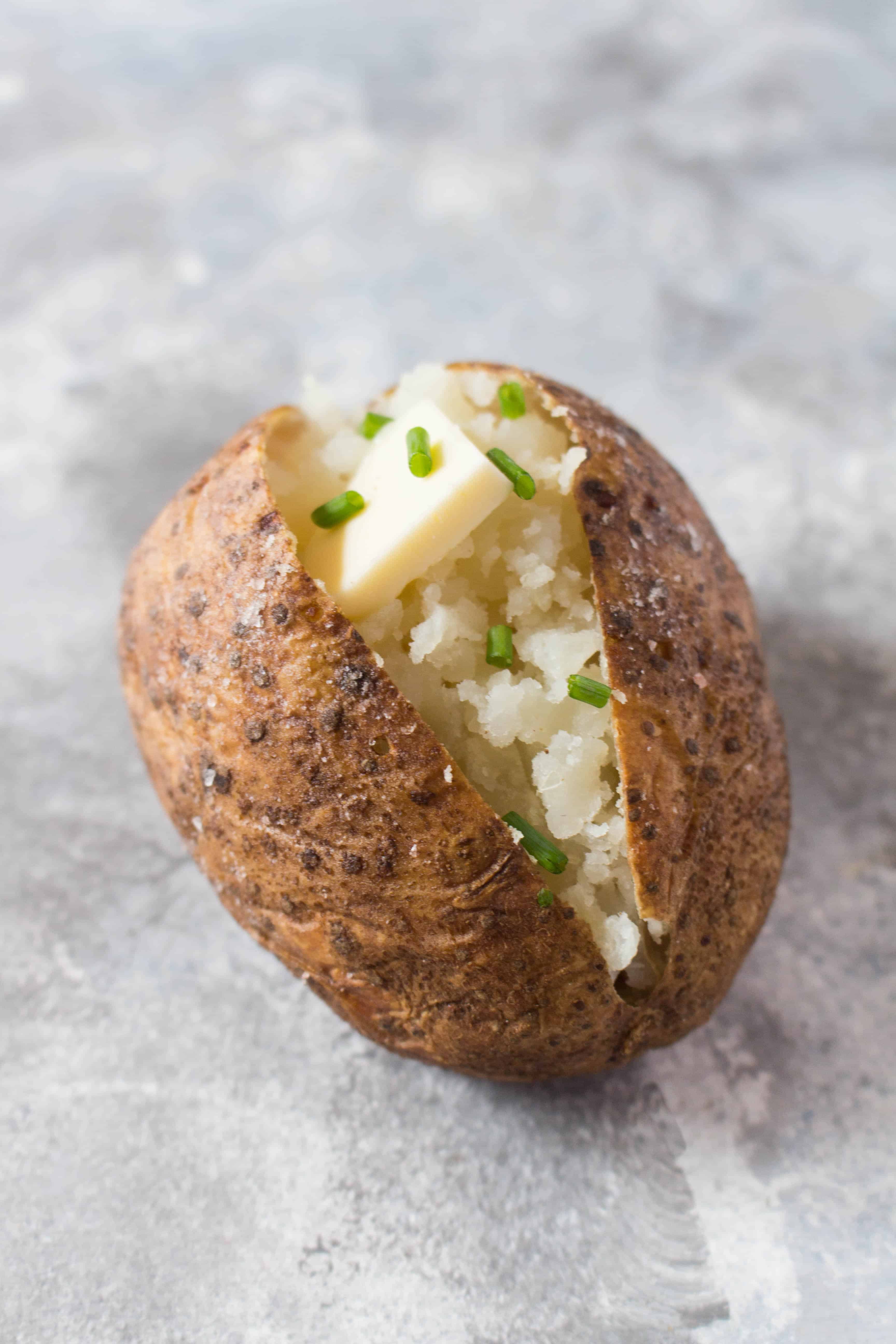 Airfryer Baked Potatoes Carmy Easy Healthy Ish Recipes