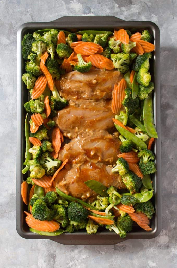 Sheet Pan Thai Peanut Chicken Meal Prep Carmy Easy Healthyish Recipes
