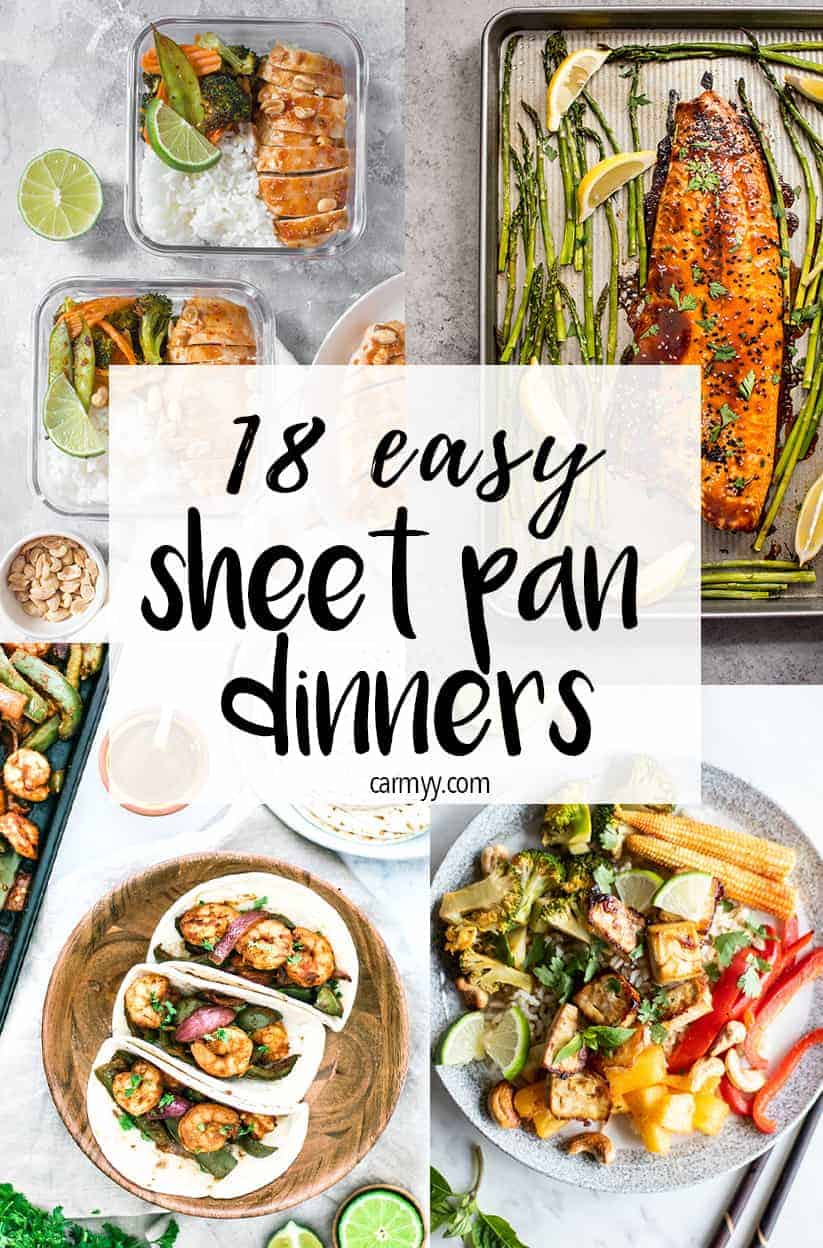 Need a quick and low-mess dinner idea? Try these 18 Easy Sheet Pan Meals!