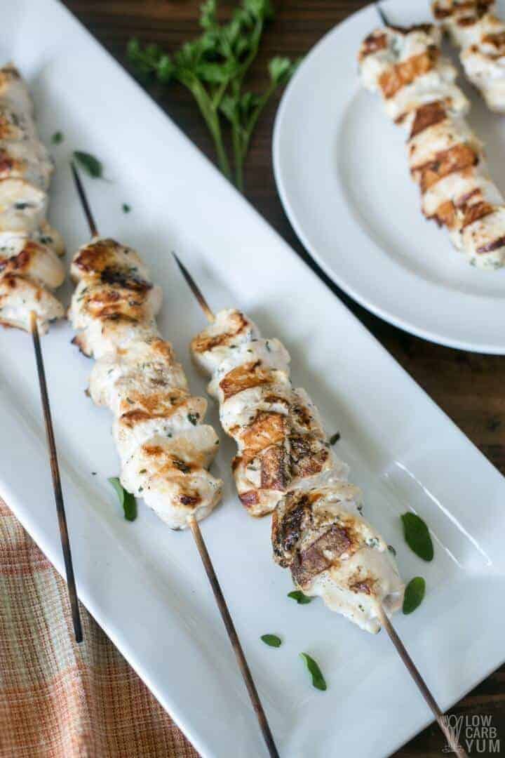A pinchos Puerto Rico recipe from the Latin American Paleo Cooking cookbook that’s AIP friendly. It’s a tasty marinated grilled chicken on skewers.