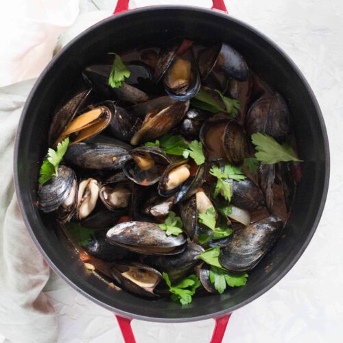 Easiest Spicy Steamed Mussels Carmy Easy Healthyish Recipes