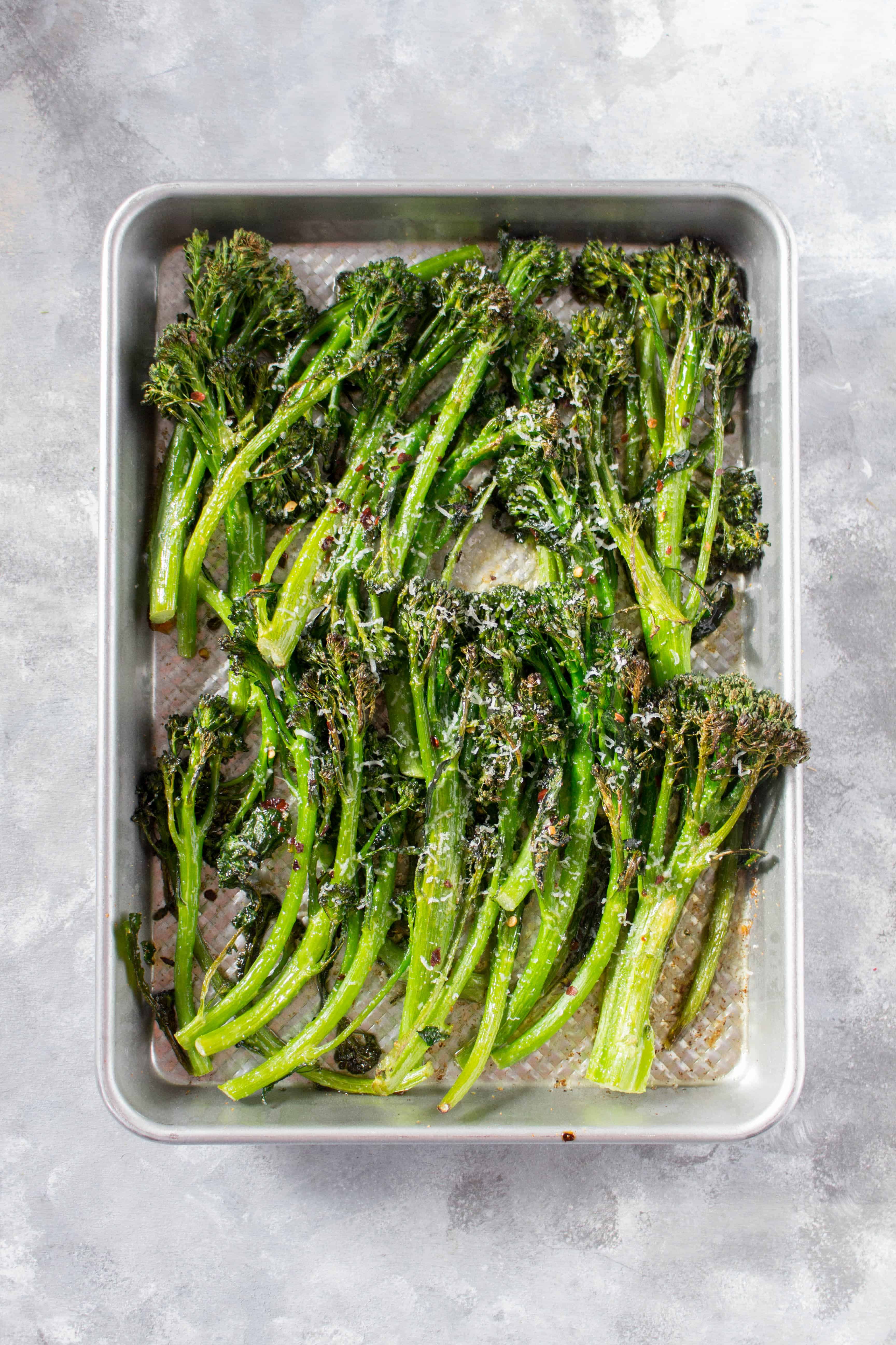 roasted broccolini with parmesan and lemon