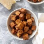 These Air Fryer Tofu Cubes are perfect as a snack on their own or as a part of a complete meal! 