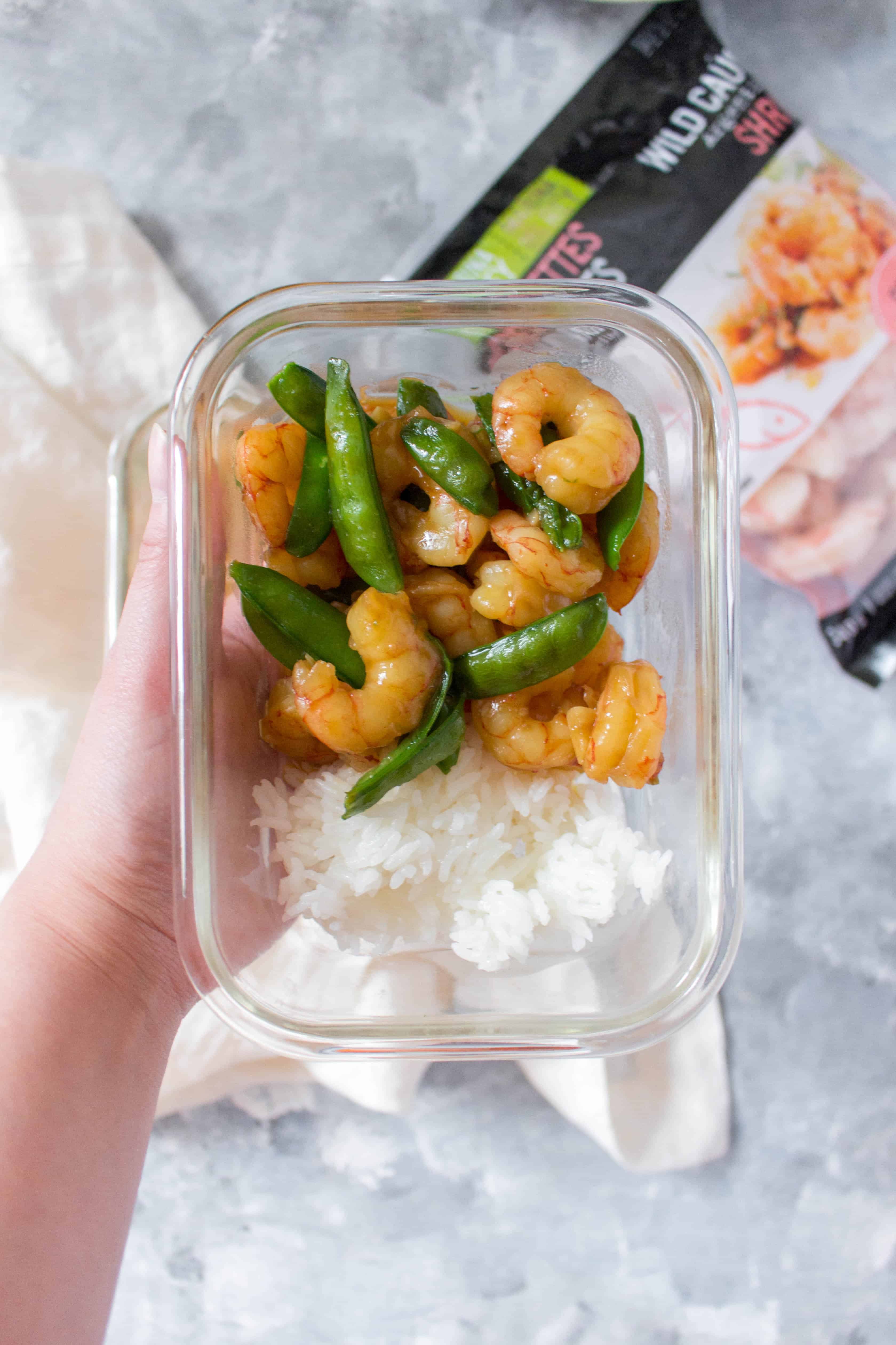 easy shrimp teriyaki meal prep