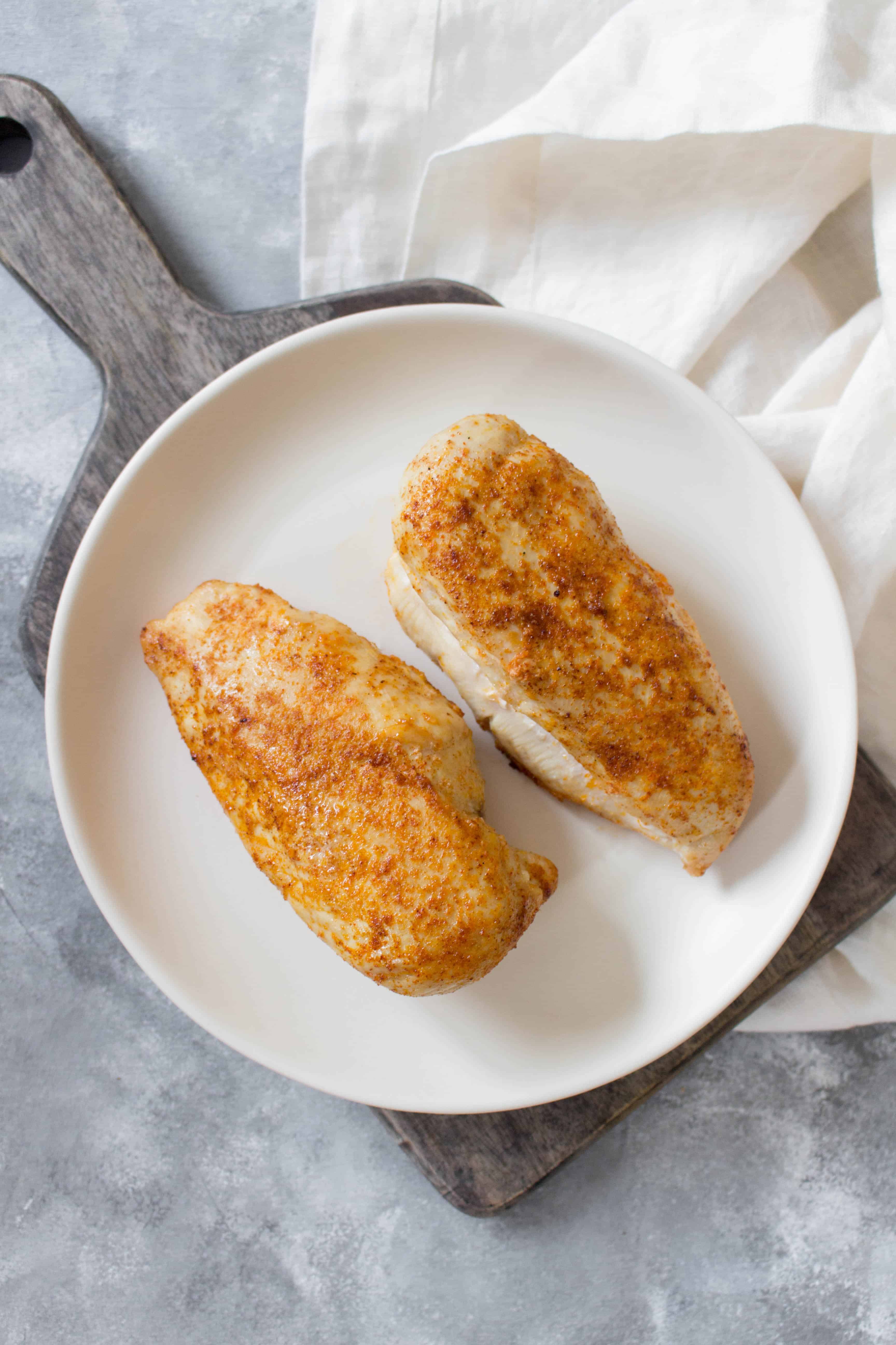 Basic Air Fryer Chicken Breasts Carmy Easy Healthyish Recipes