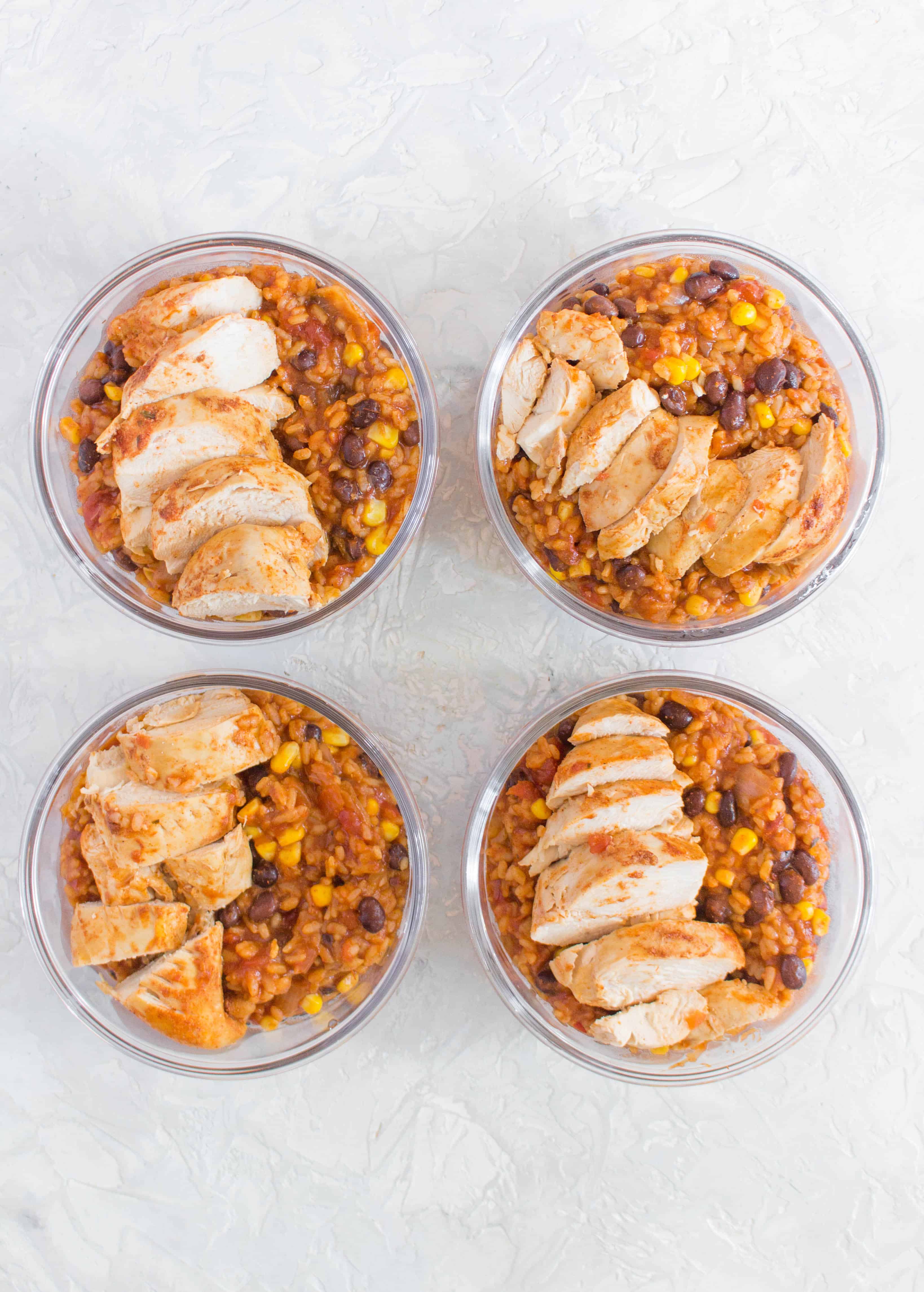 Spicy Pressure Cooker Chicken and Rice Meal Prep 