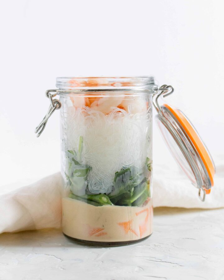 Thai Shrimp Noodles in a Jar