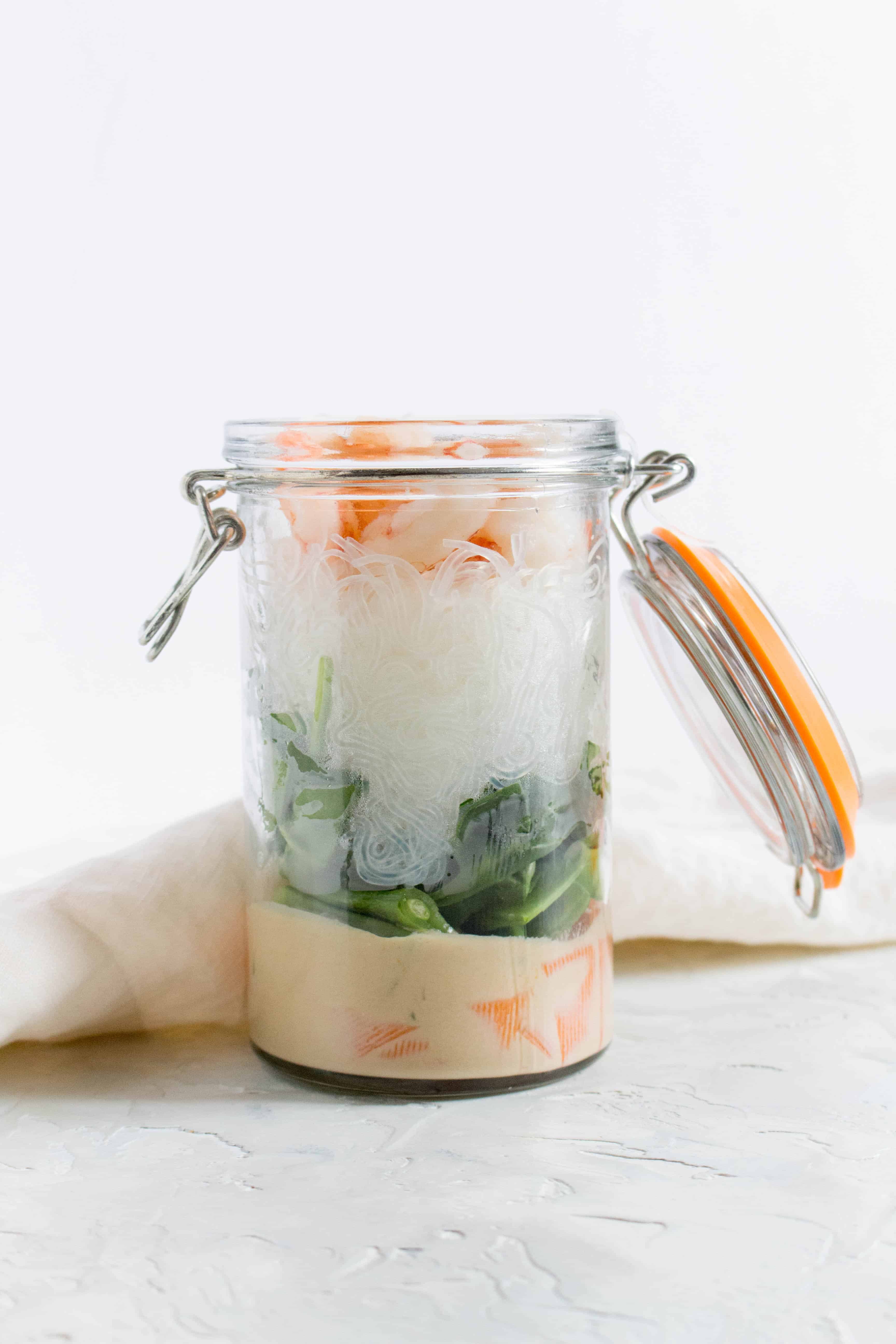 Lunch in a Jar: Thai Curry Noodle Soup