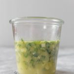 Looking for a fresh tangy vinaigrette for your salads? Try this delicious Lemon Basil Vinaigrette!
