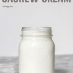 This (dairy-free, vegan) cashew cream is super versatile. It’s perfect for dips, in cream-based sauces, or as a replacement for wherever you need to use heavy cream!