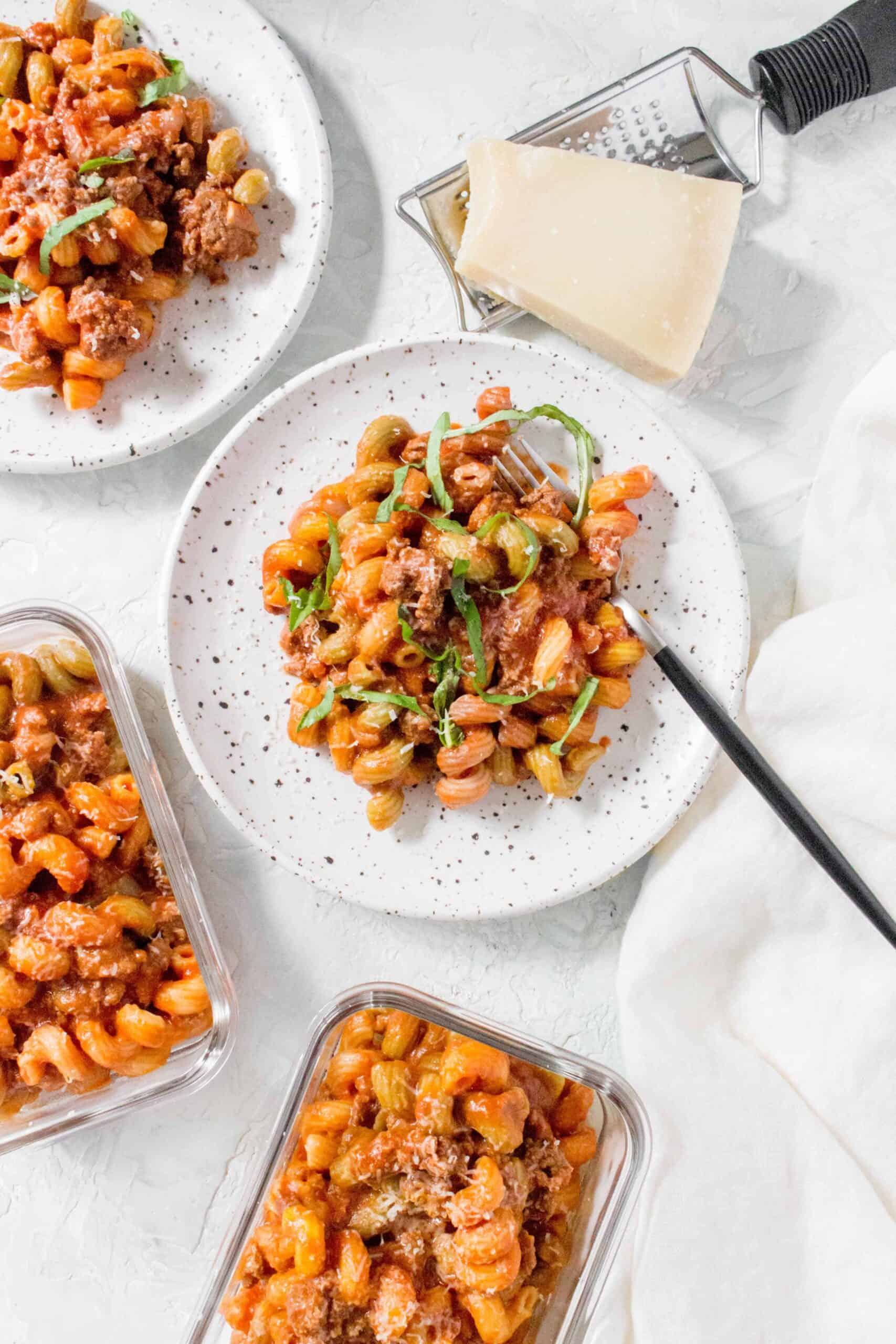 Wholesome, comforting, and delicious, this Instant Pot Beef and Pasta inspired by Beefaroni is going hit the spot!