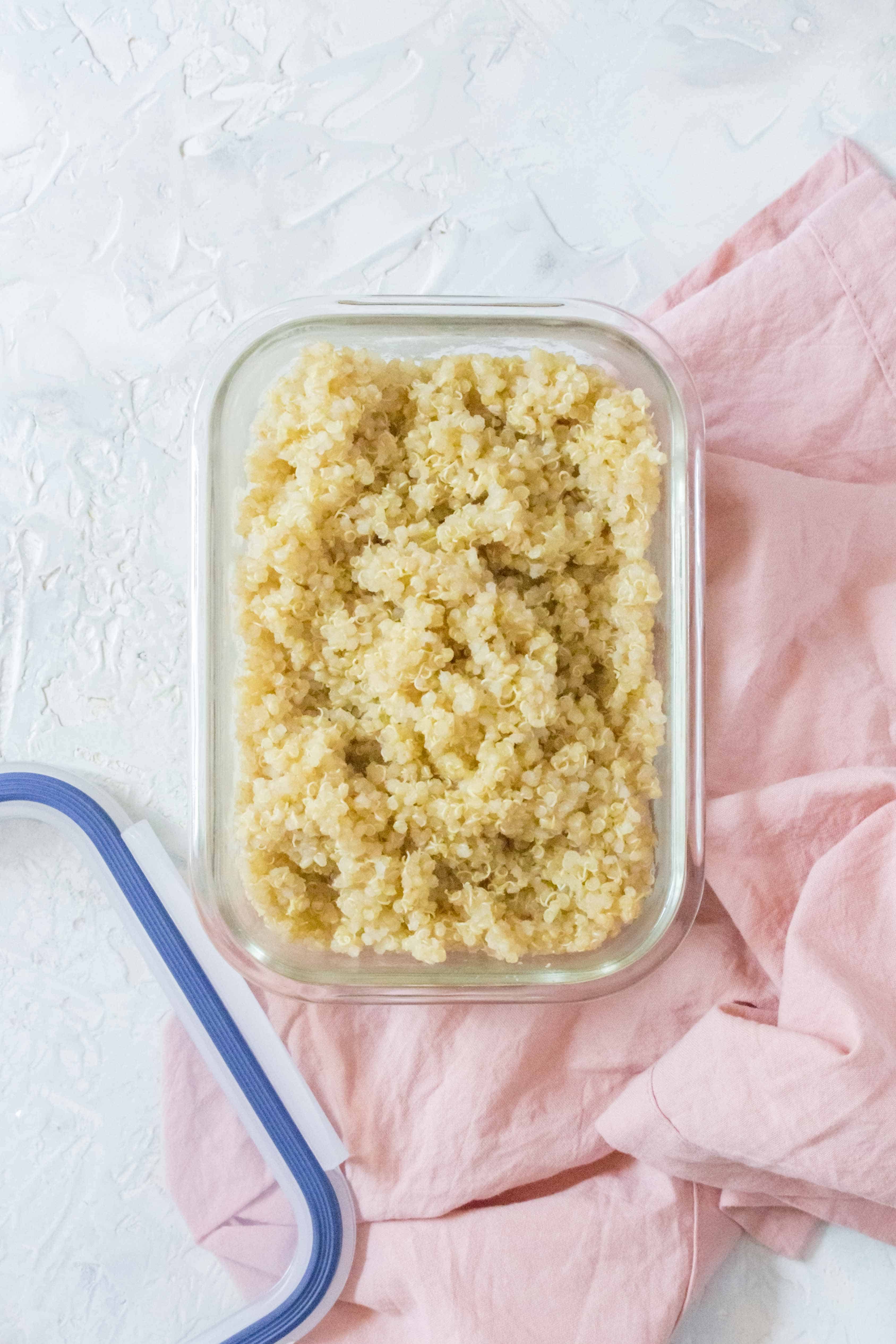 How to meal prep and freeze quinoa