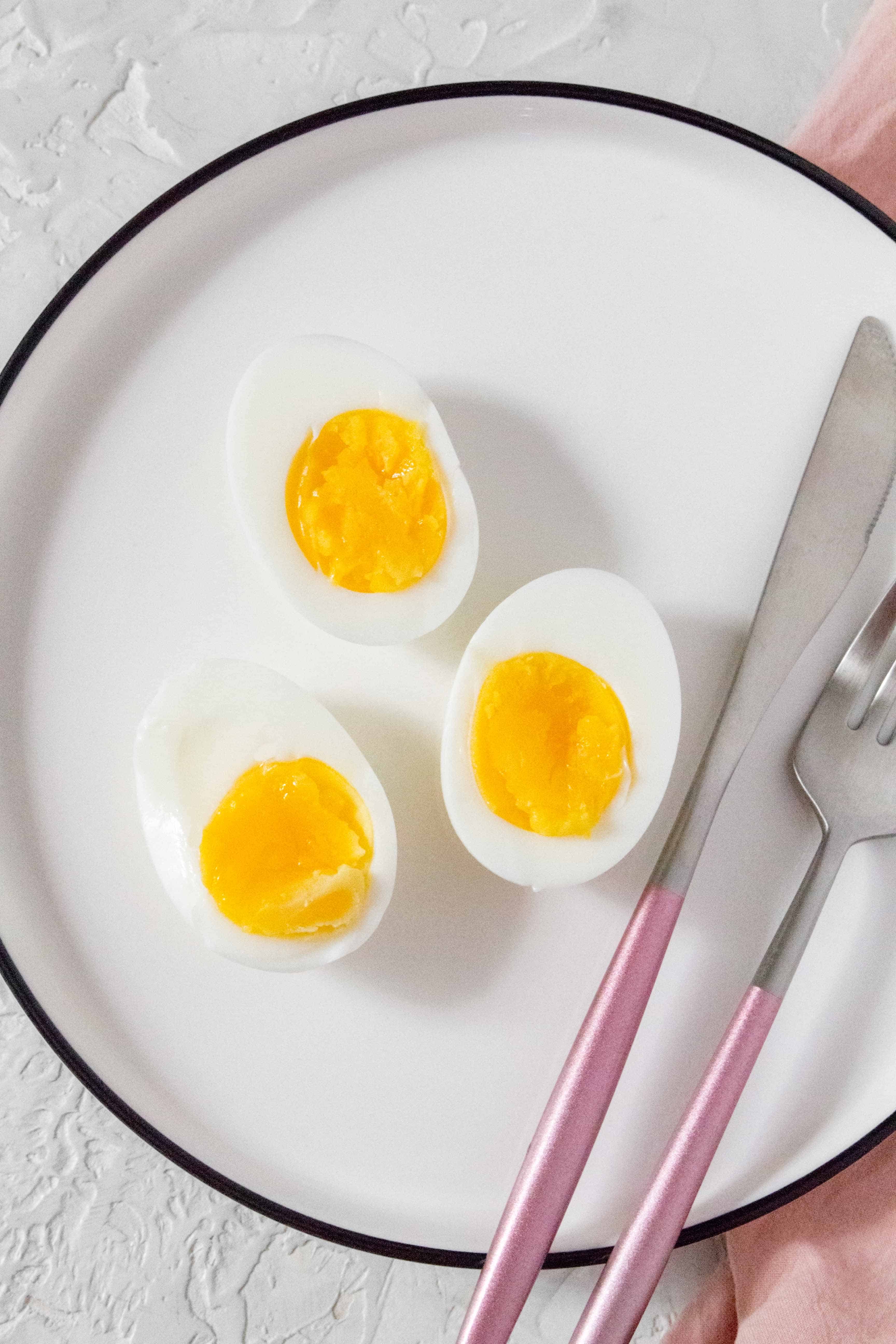 These easy peel no boil Air Fryer Hard Boiled Eggs are going to make your weekly meal prep so much easier!