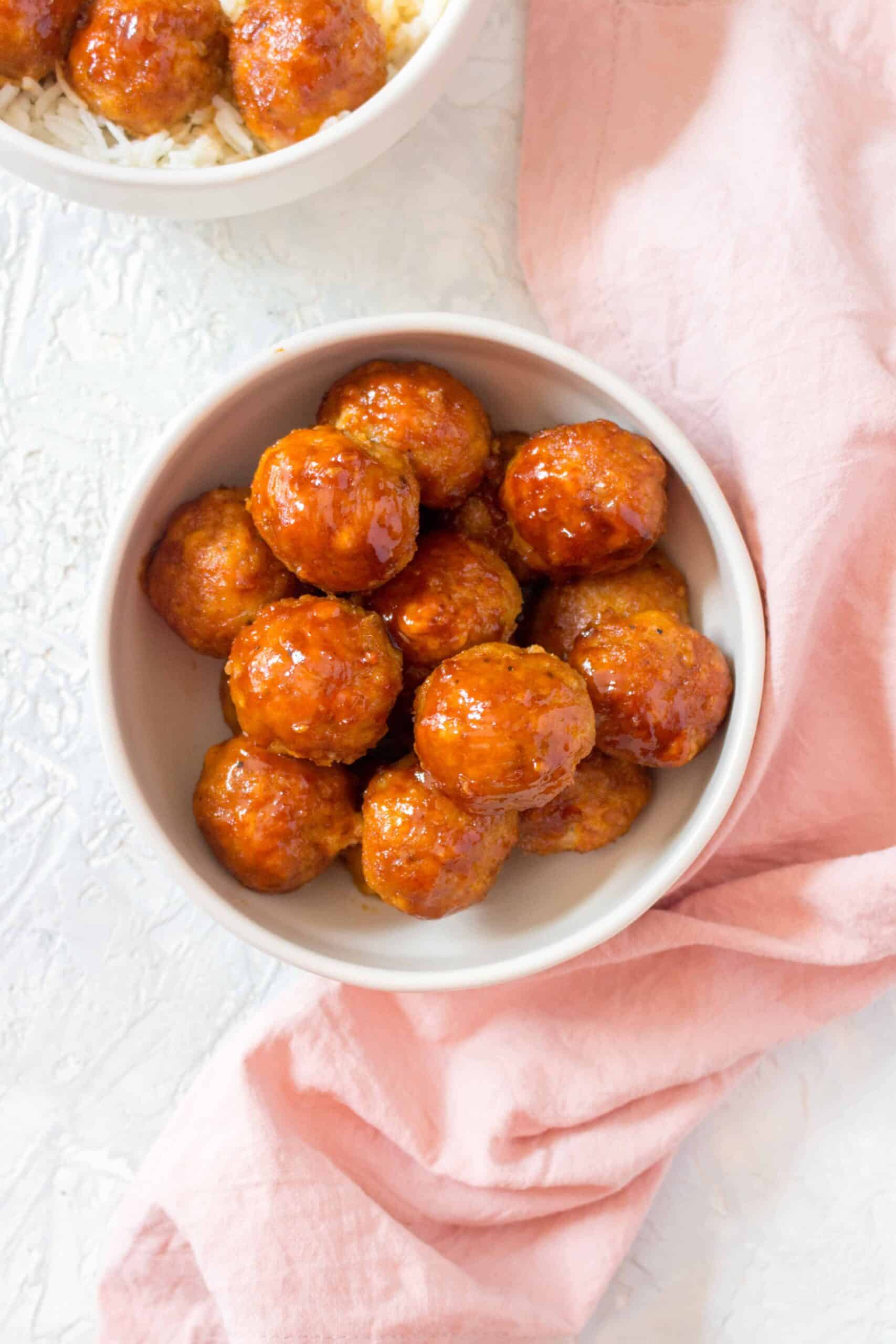 Firecracker Chicken Meatballs - Carmy - Easy Healthy-ish Recipes