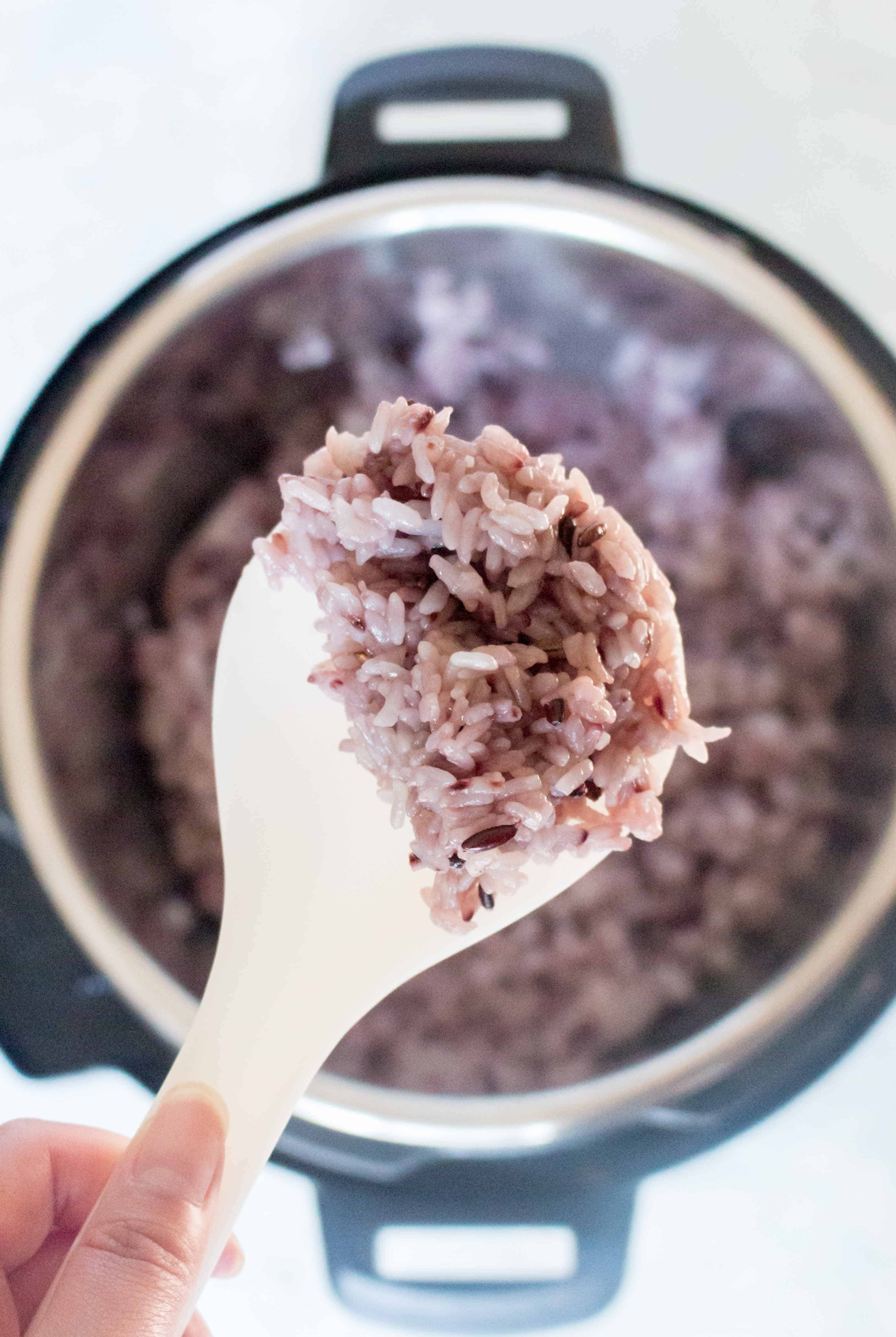 Instant Pot Purple Rice | Instant Pot Korean Purple Rice 