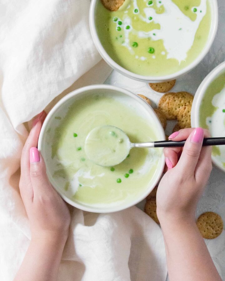 Vibrant, fresh, and delicious, this Pea Potato Soup is going to be a staple in your weekly meal plan! Easily made with your Philips SoupMaker.