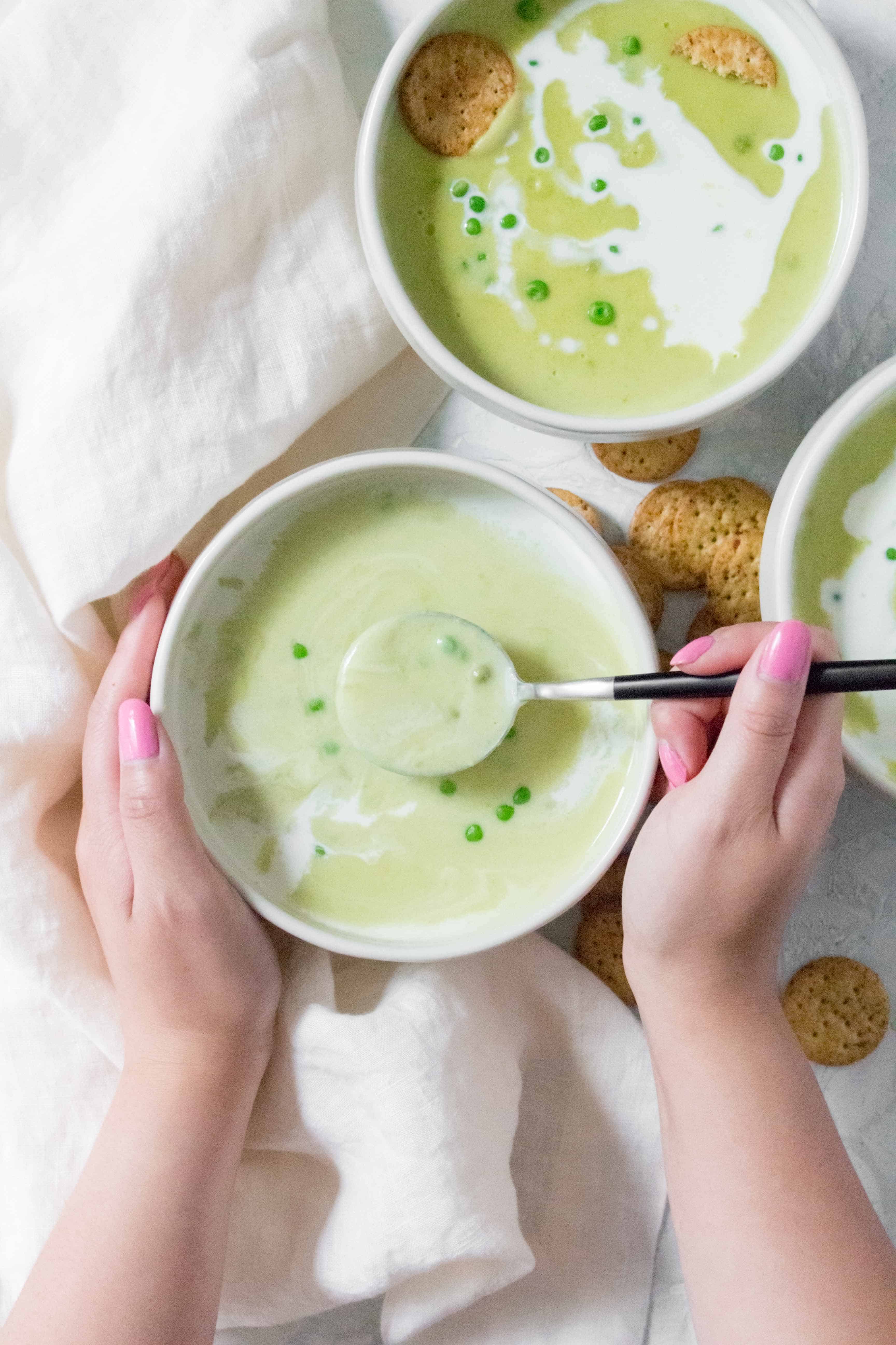 Vibrant, fresh, and delicious, this Pea Potato Soup is going to be a staple in your weekly meal plan! Easily made with your Philips SoupMaker.