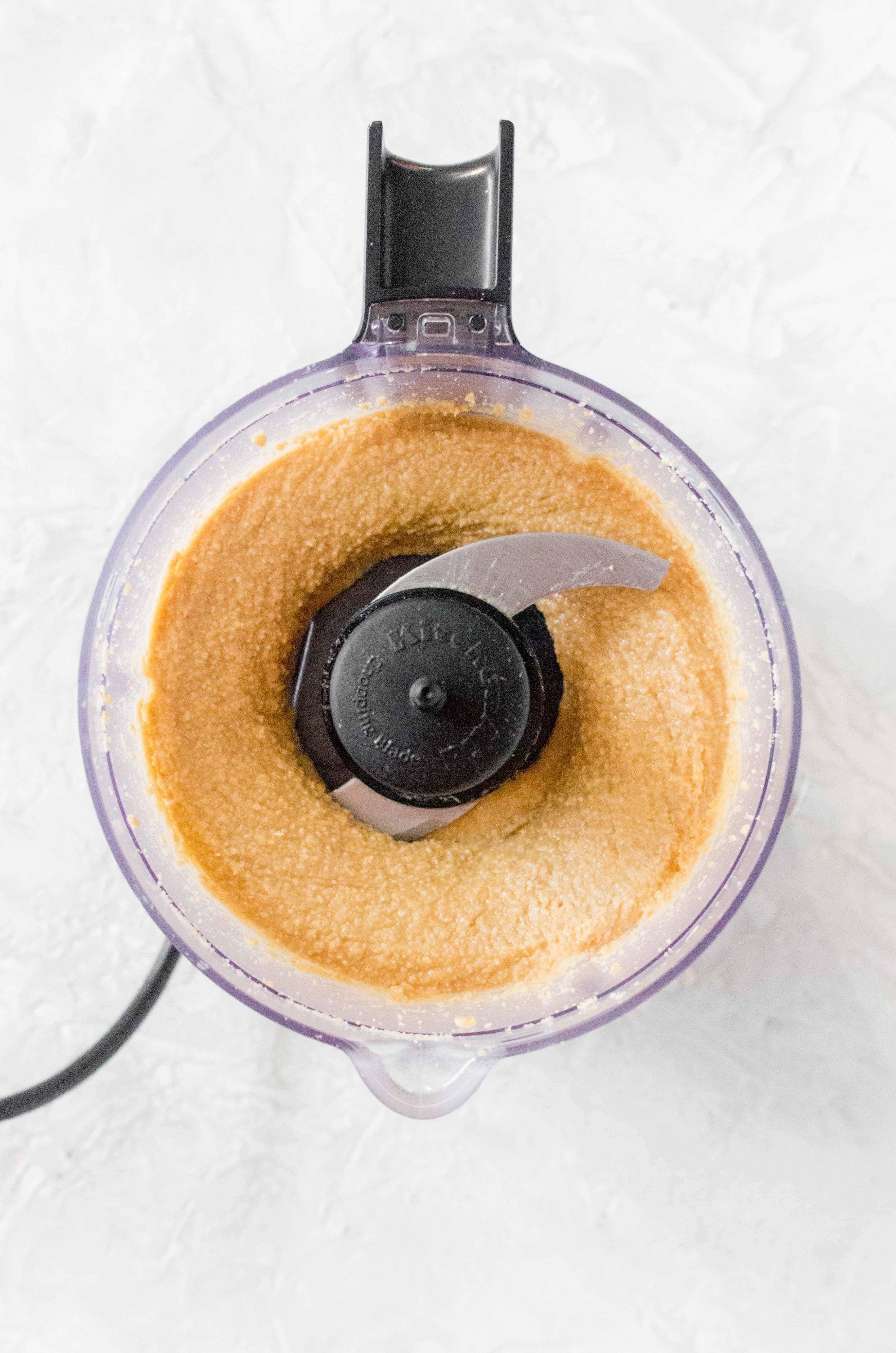 how to make homemade peanut butter in the food processor