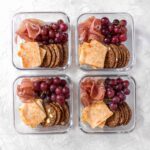 Who says lunchables are for kids? Here's a fancier adult Meal Prep Lunchables that you can make at home, aka how to meal prep a mini cheese board! 