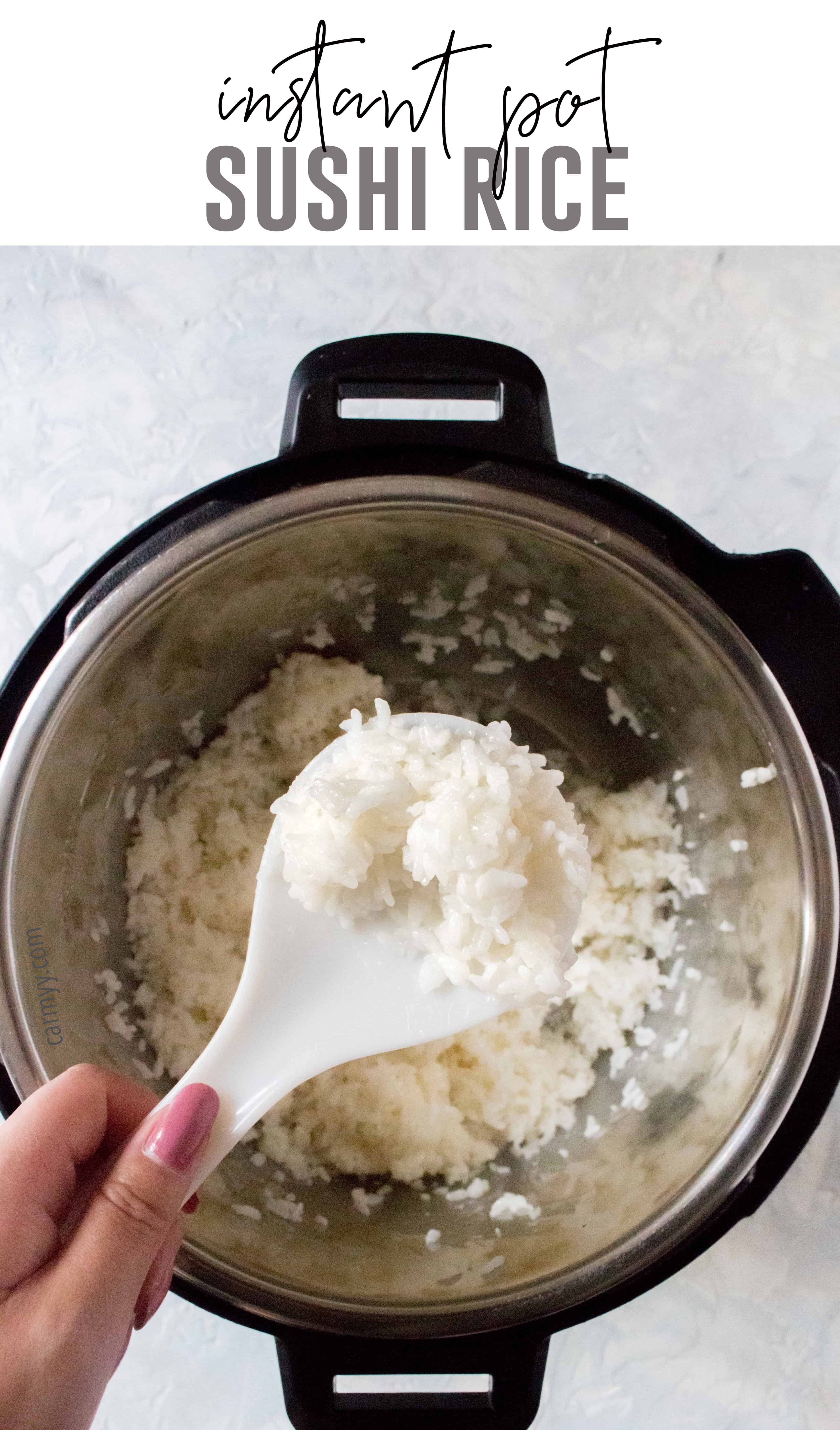 Instant Pot Sushi Rice - Carmy - Easy Healthy-ish Recipes