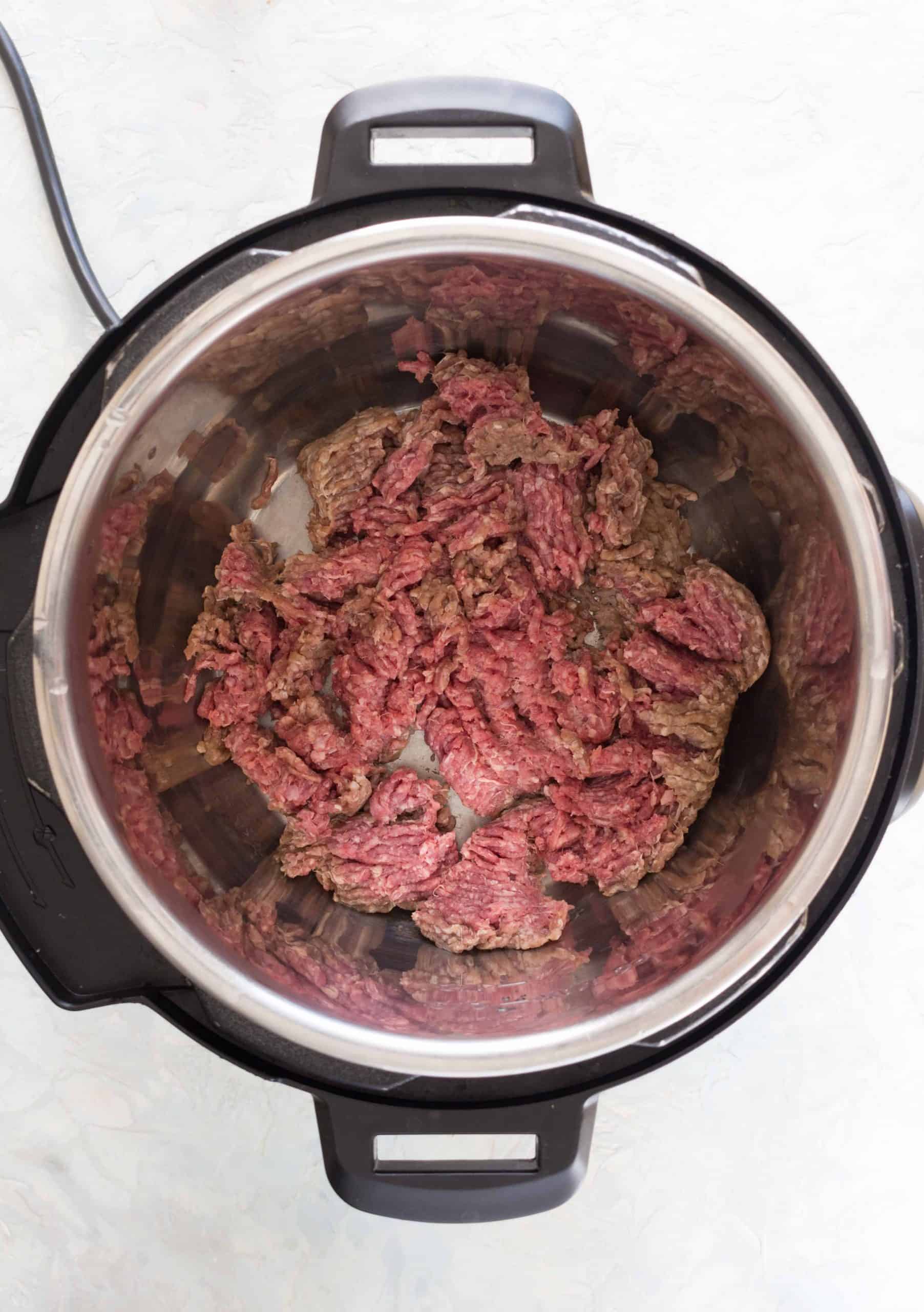 beef browning in instant pot for instant pot spaghetti 